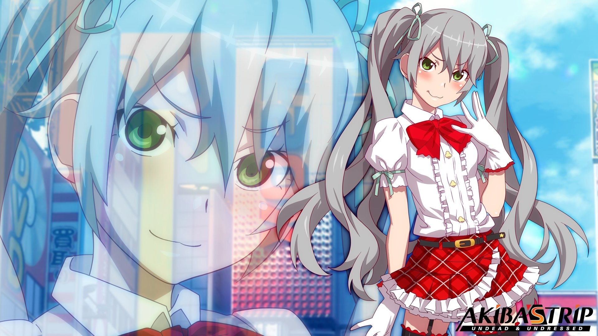 Akiba's Trip: Undead & Undressed, Rin Kamishiro, Akihabara, Anime, sfondo per portatile