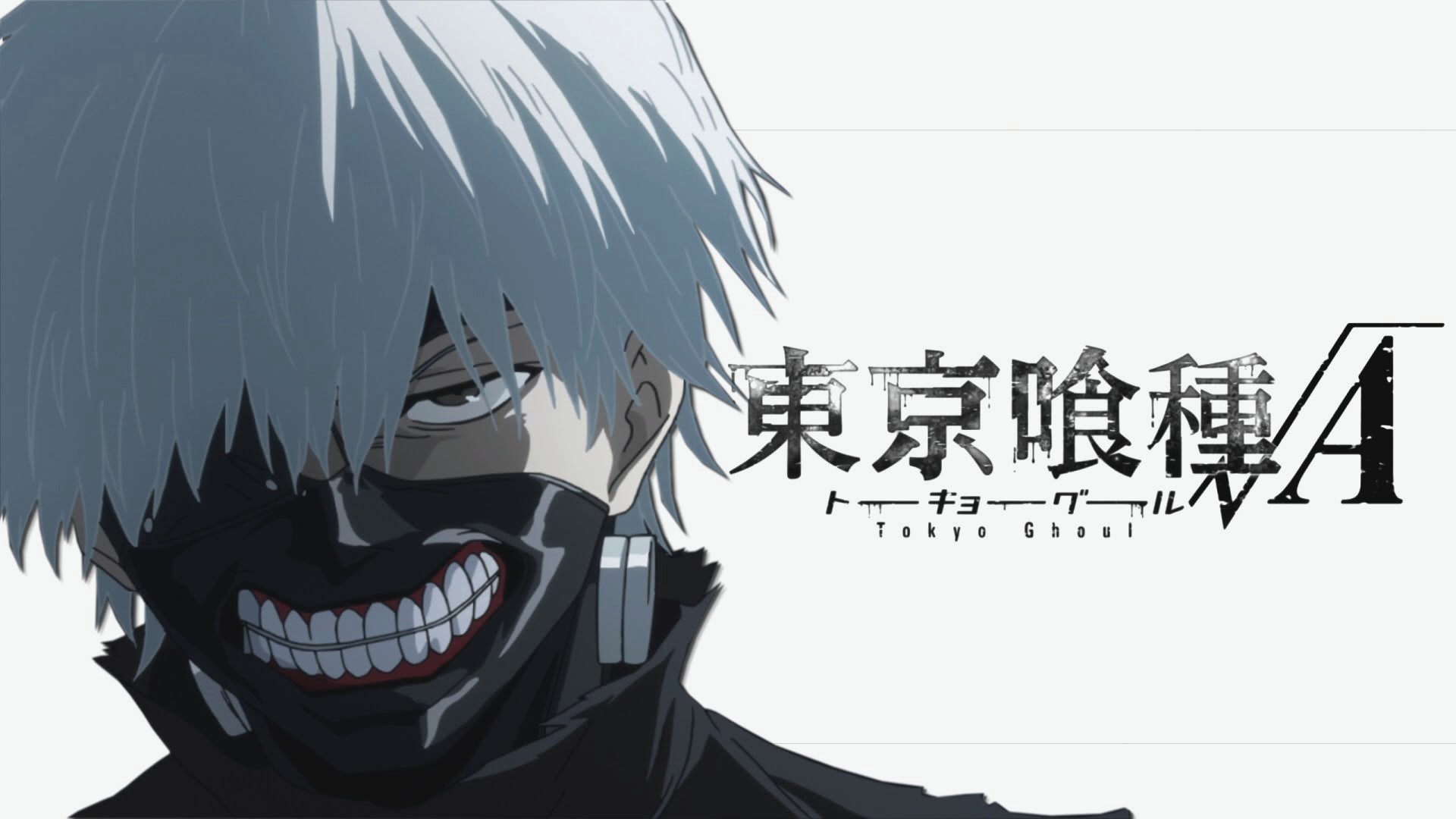 Ken Kaneki, Tokyo Ghoul √A, Maschera, Logo, 1920x1080, sfondo per PC