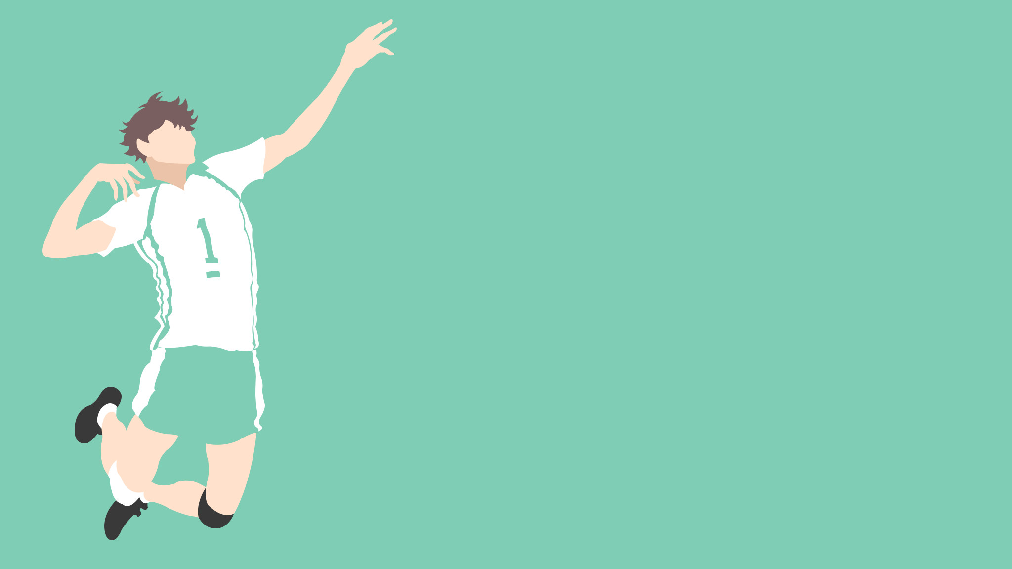 Toru Oikawa, Aoba Johsai, Haikyu!!, Minimalista, Full HD, sfondo Windows 11