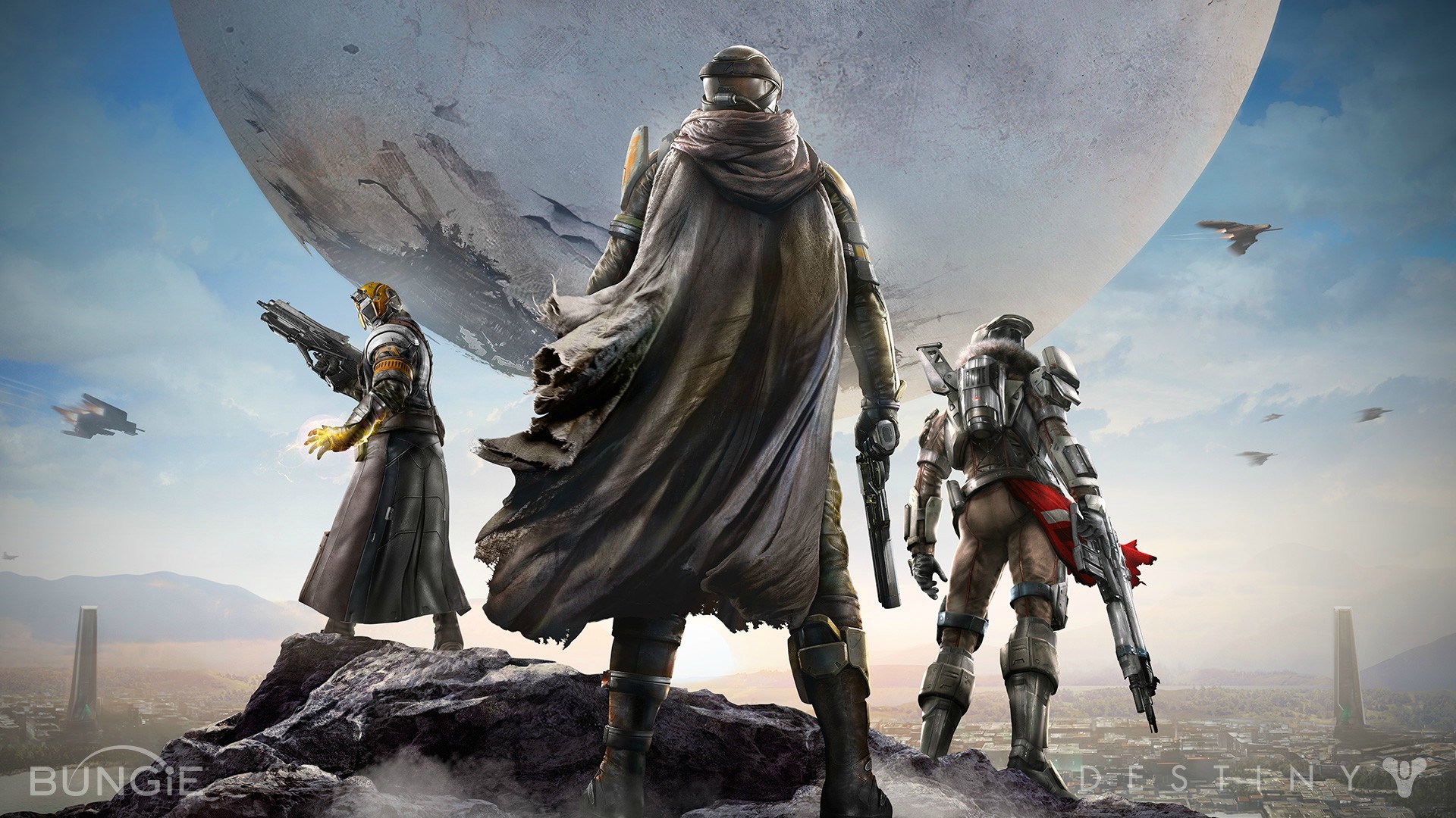 Destiny, Guardiani, Viaggiatore, Stregone, Titano, Cacciatore, Full HD, sfondo per PC