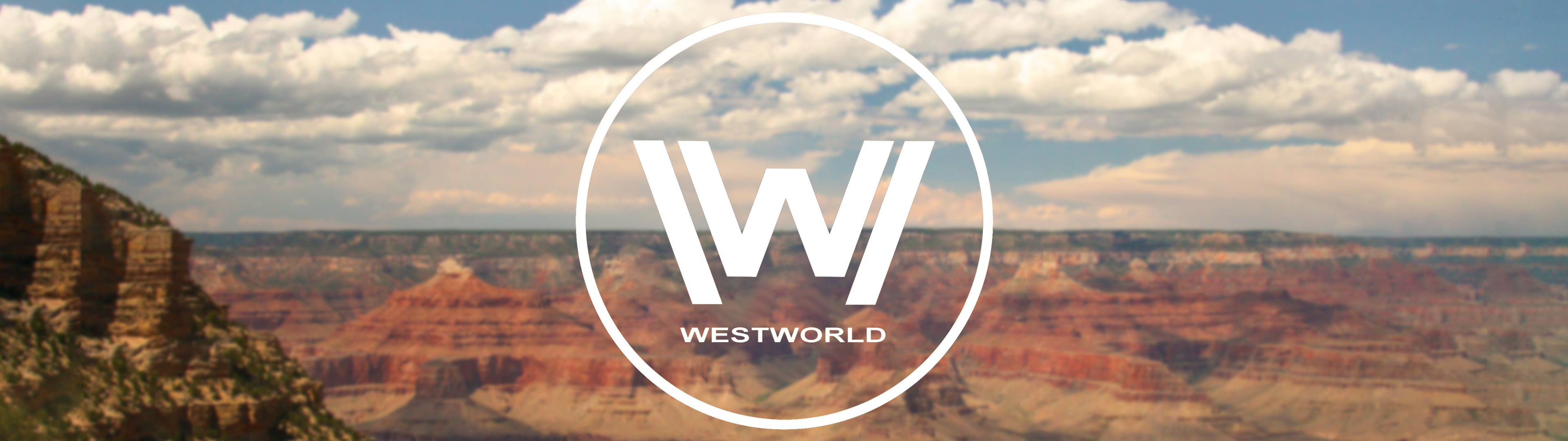 Westworld, Logo, Canyon, 32:9 Full HD, wallpaper widescreen