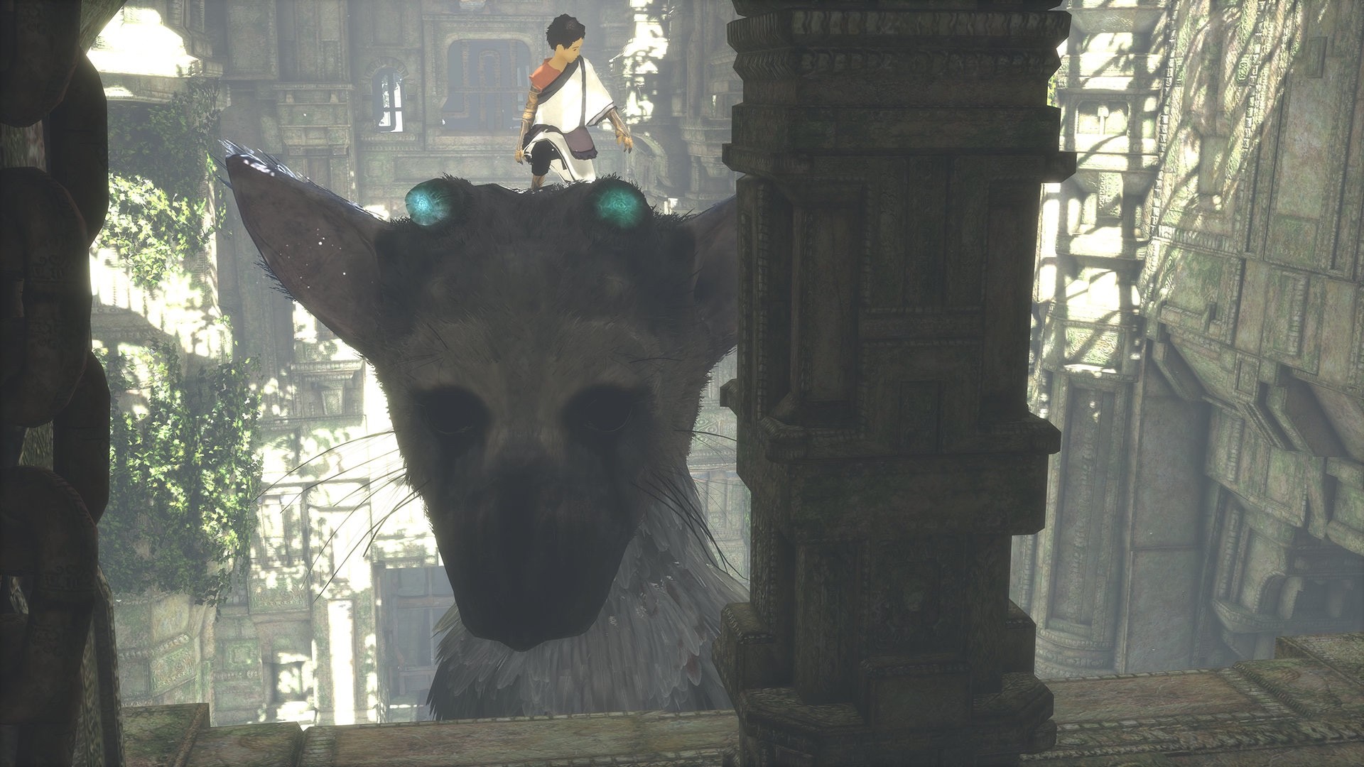 Trico, The Last Guardian, Ragazzo, Rovine, 16:9 Full HD, sfondo widescreen