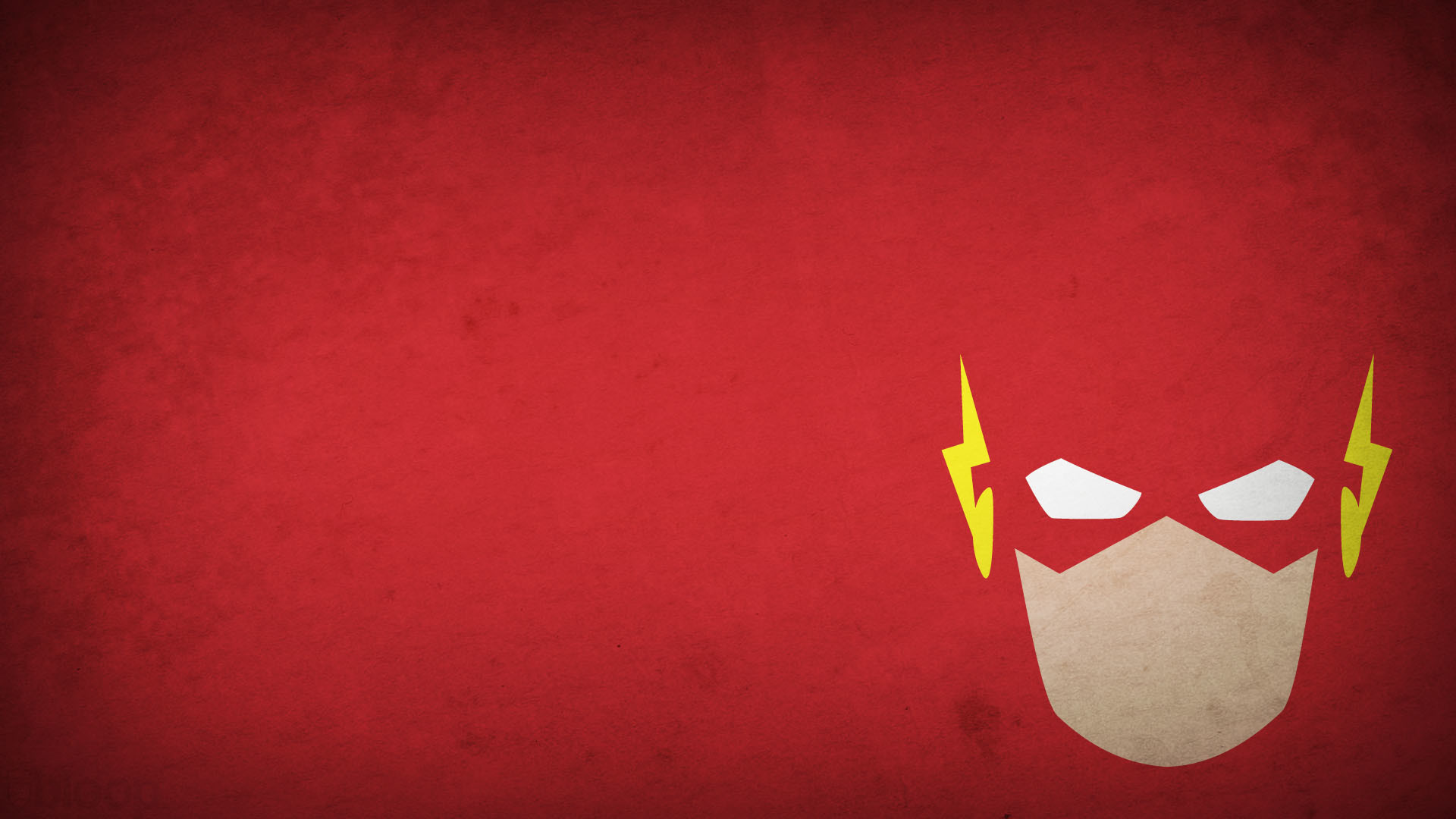 Flash, Maschera, Minimalismo, Rosso, 1920x1080, wallpaper desktop