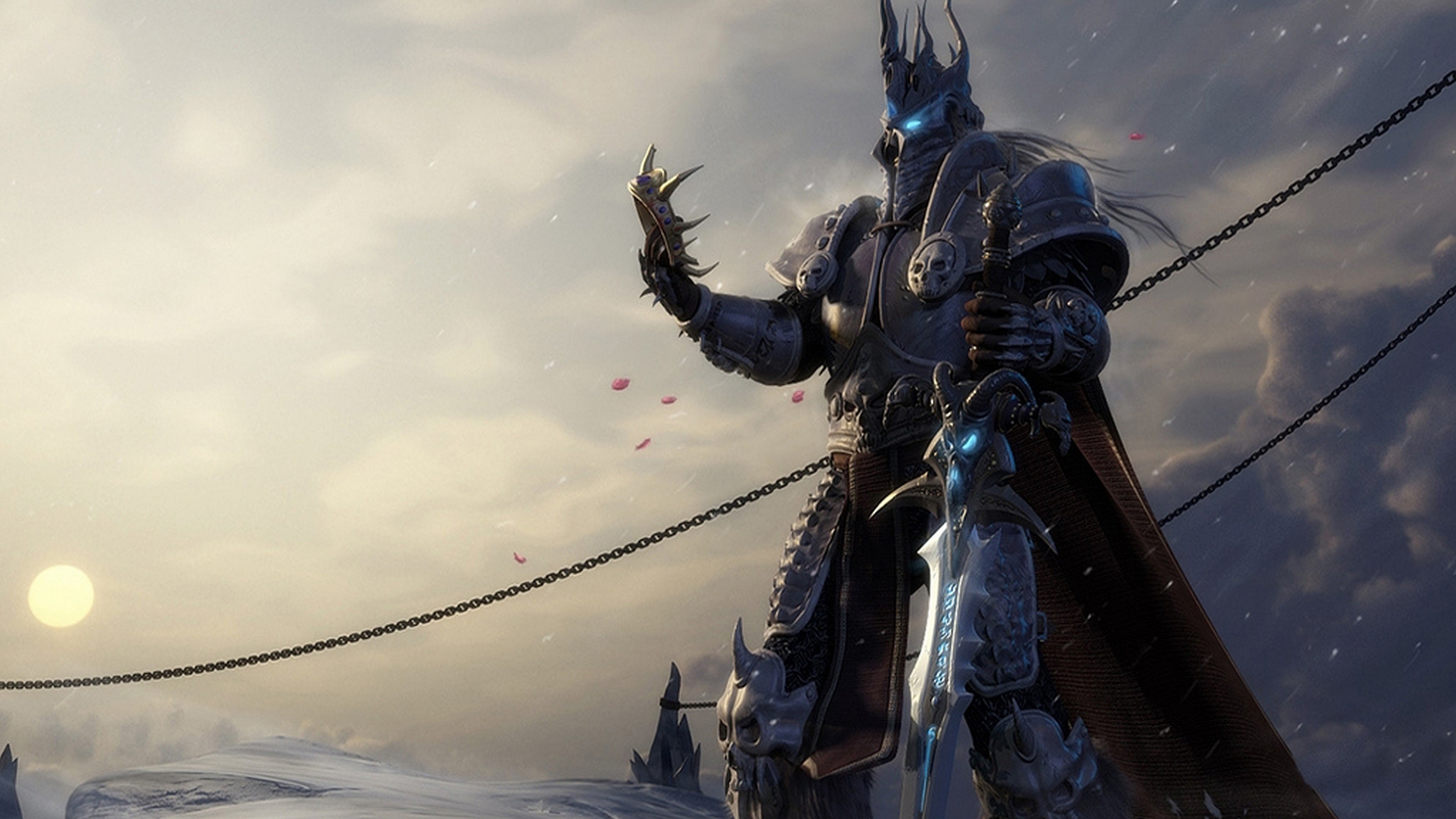 Re dei Lich, Arthas Menethil, World of Warcraft, Gelidanima, Catene, sfondo per portatile
