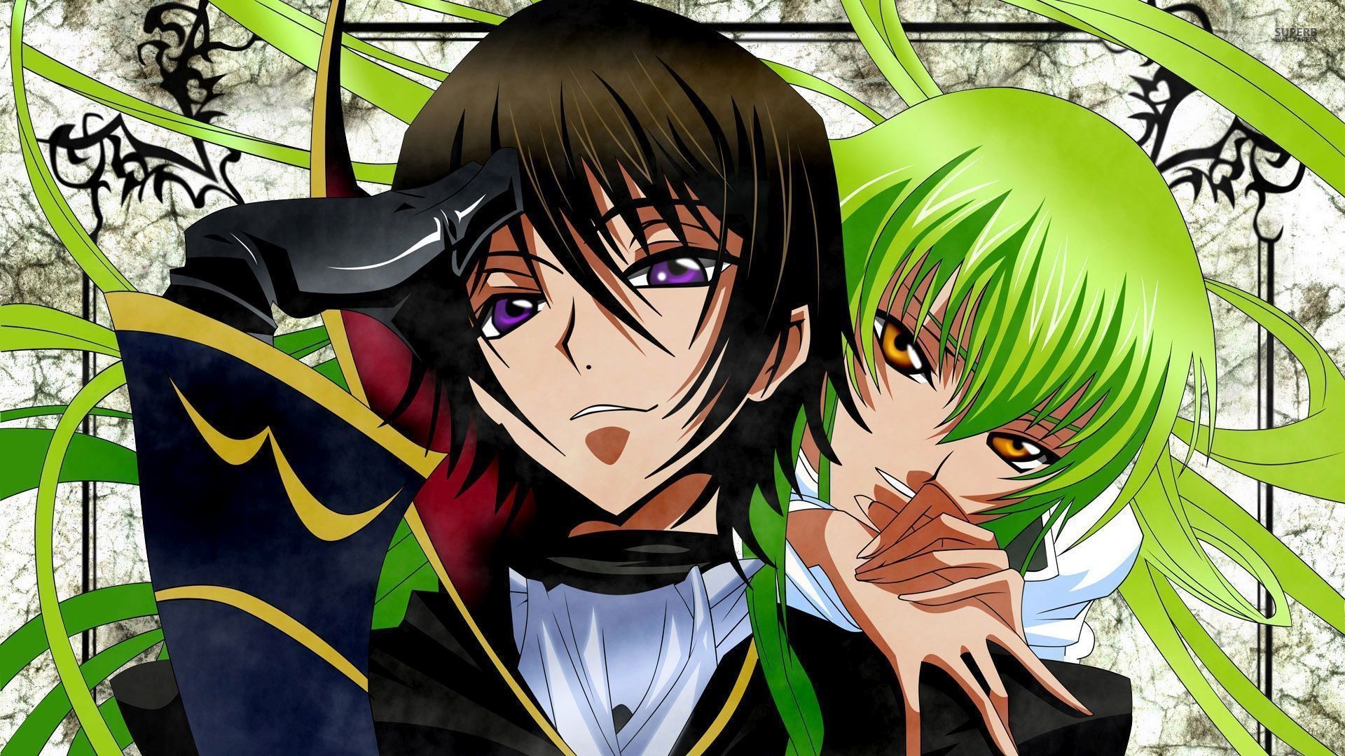 Lelouch Lamperouge, C.C., Code Geass, Primo piano, 1920x1080, immagine di sfondo