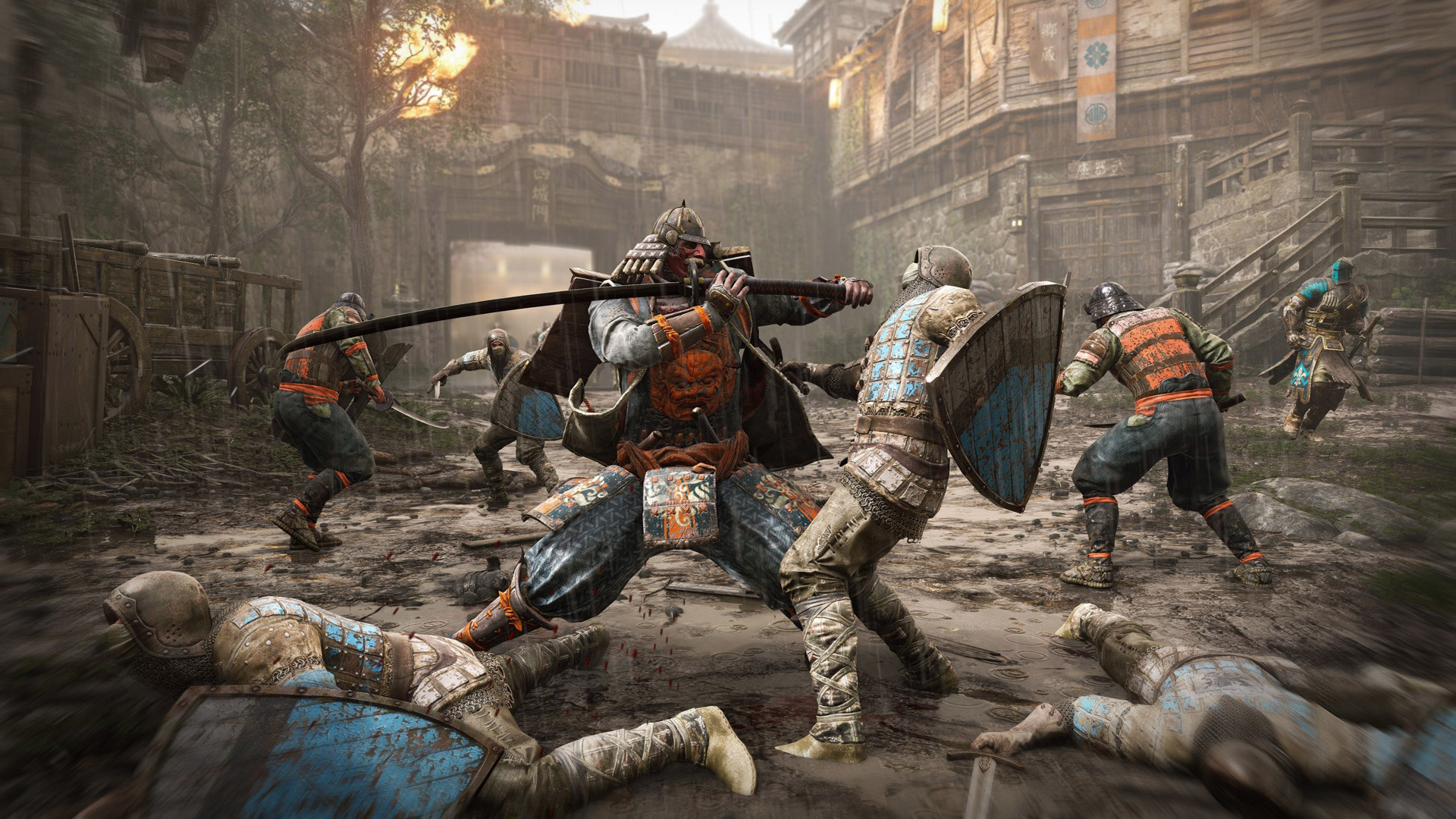 For Honor, Ubisoft, Cavalieri, Battaglia, Fortezza, Videogioco, Full HD, sfondo desktop