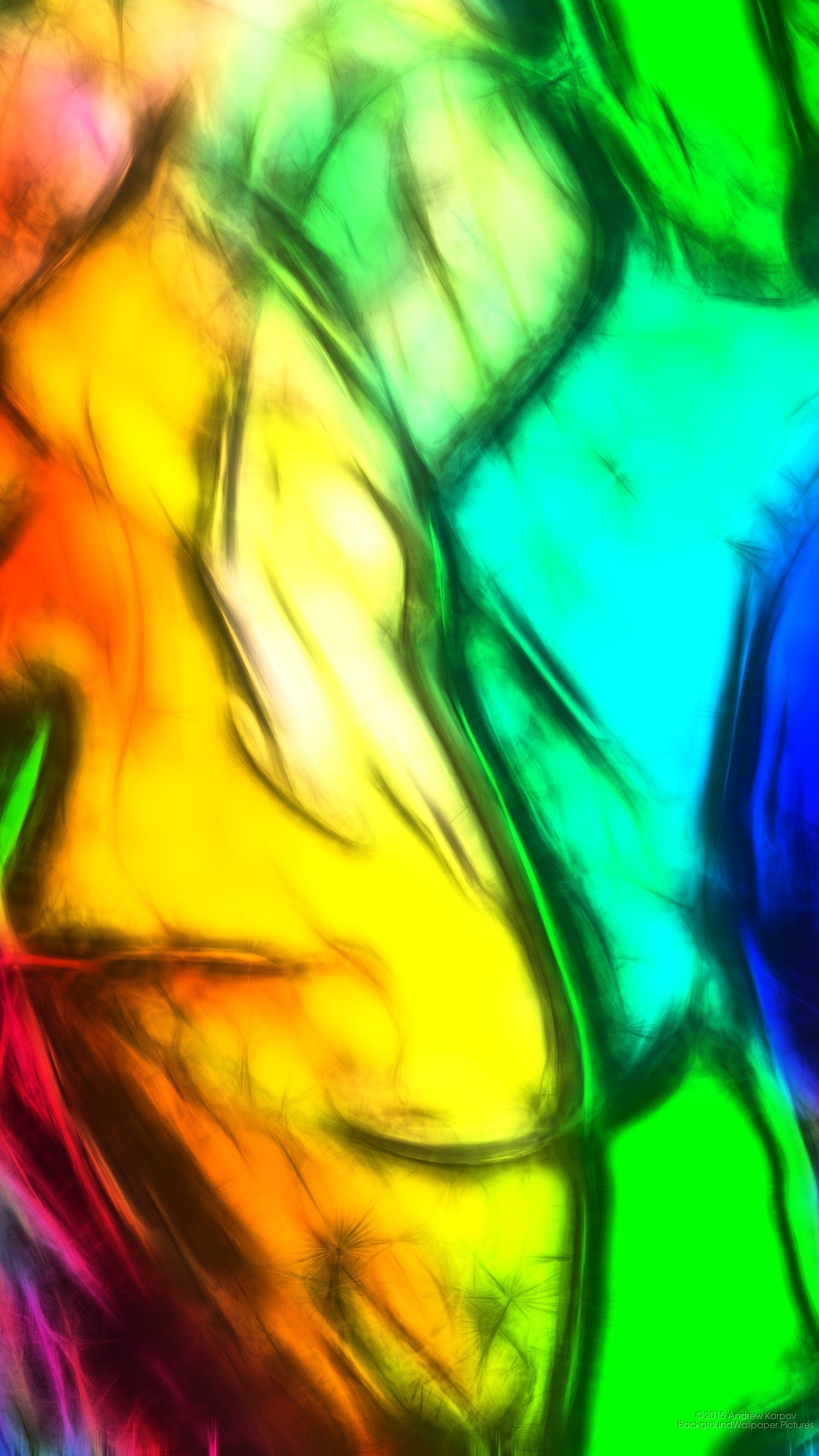 Astratto, Vetro colorato, Colori vivaci, wallpaper per iPhone e Android