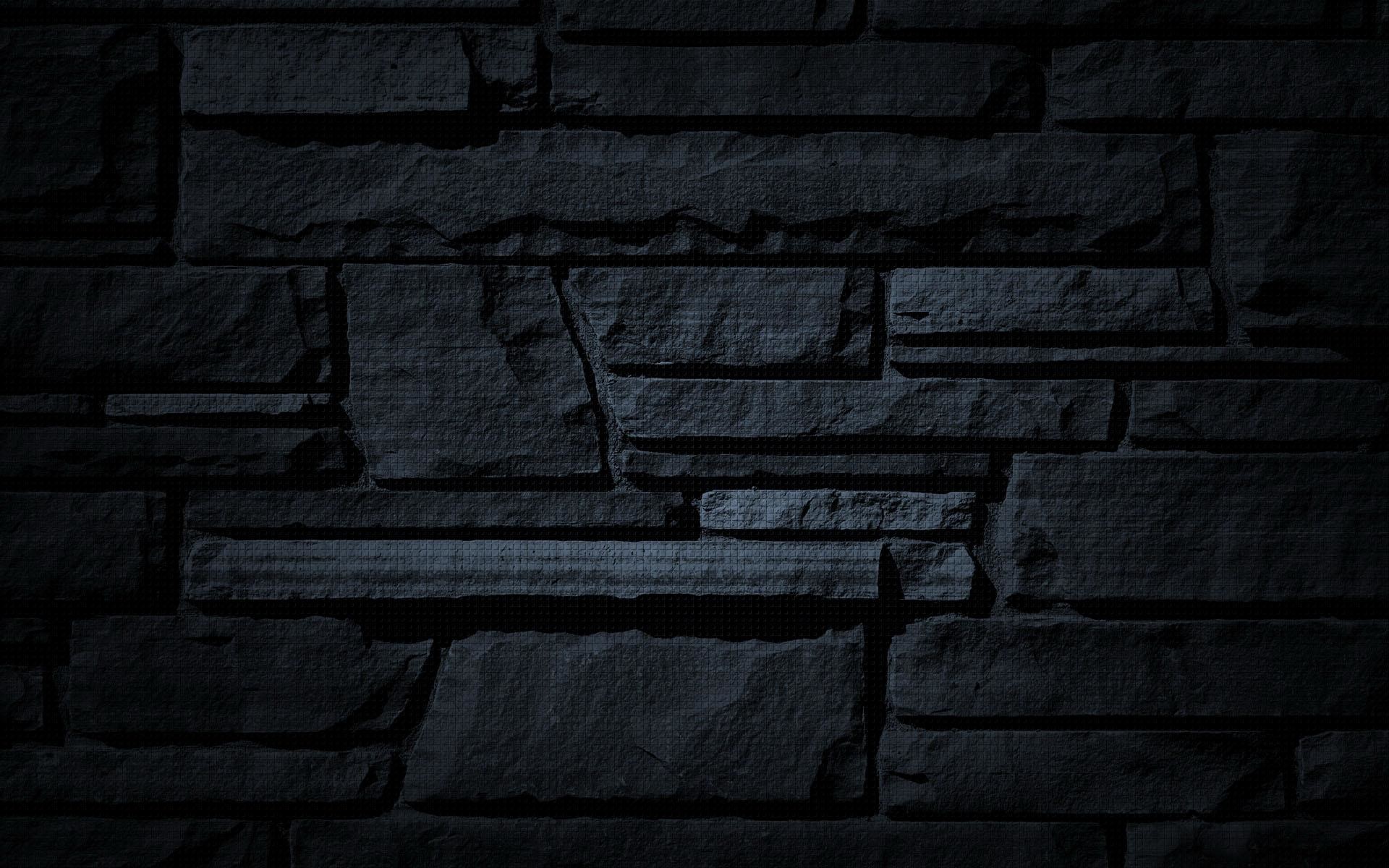 Muro di pietra, Sfondo scuro, Texture, 1920x1200, wallpaper desktop