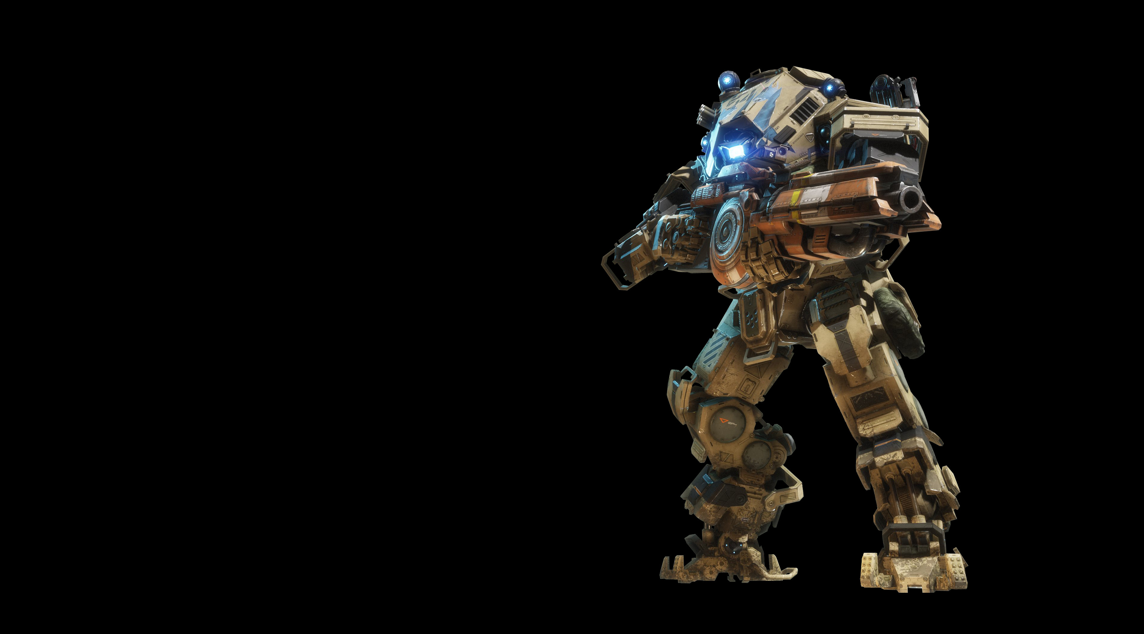 Titanfall 2, Titano, Legion, Sfondo nero, 2K, wallpaper per portatile