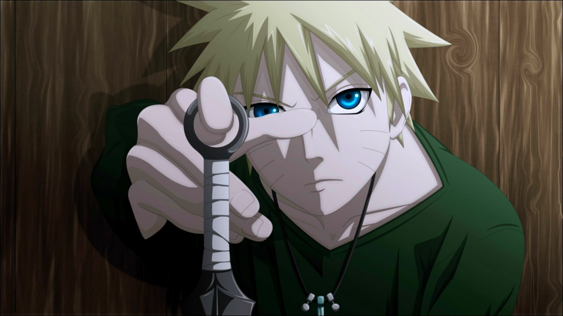 Naruto Uzumaki, Kunai, Naruto, Fan art, Full HD 1080p, sfondo desktop