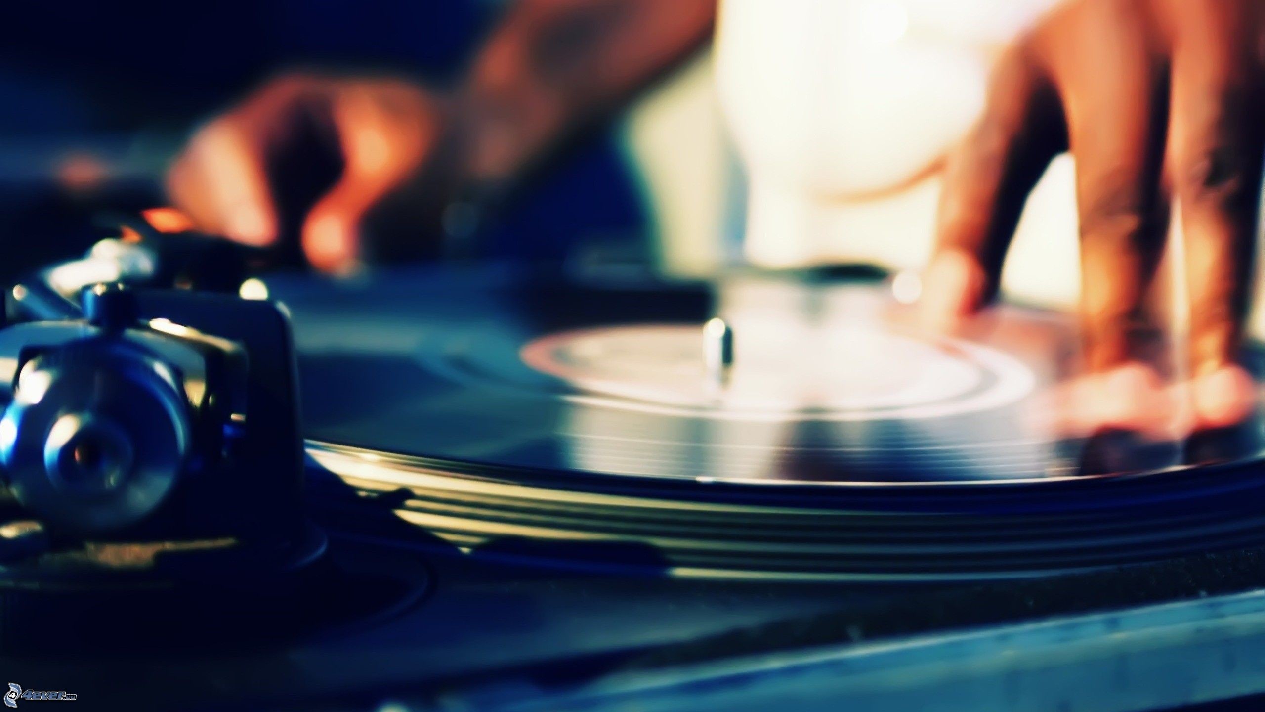 Giradischi, Vinile, Mani, Scratch, 2560x1440, wallpaper desktop