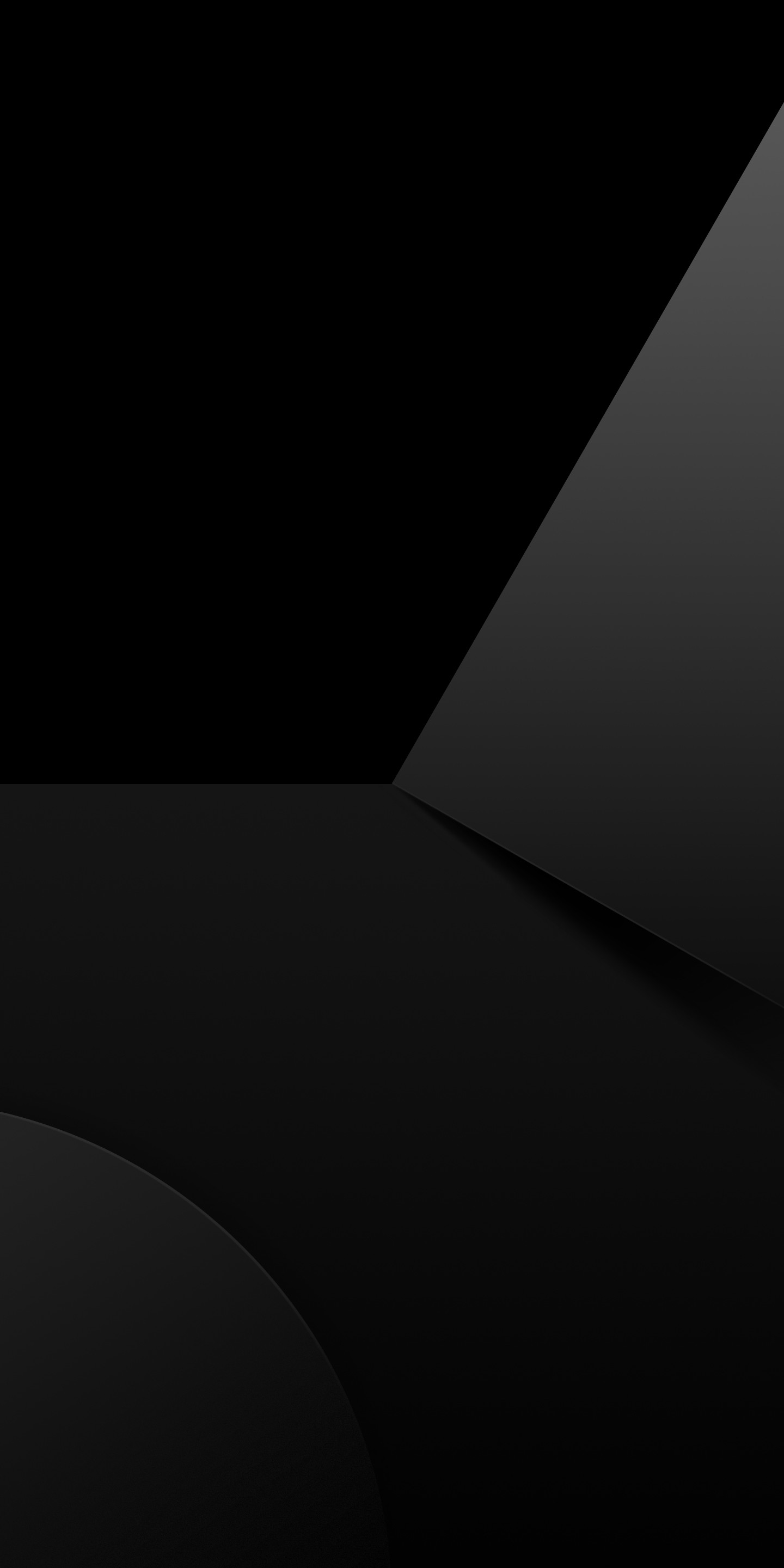 Geometria, Sfondo nero, Minimalismo, schermata Home LG G5