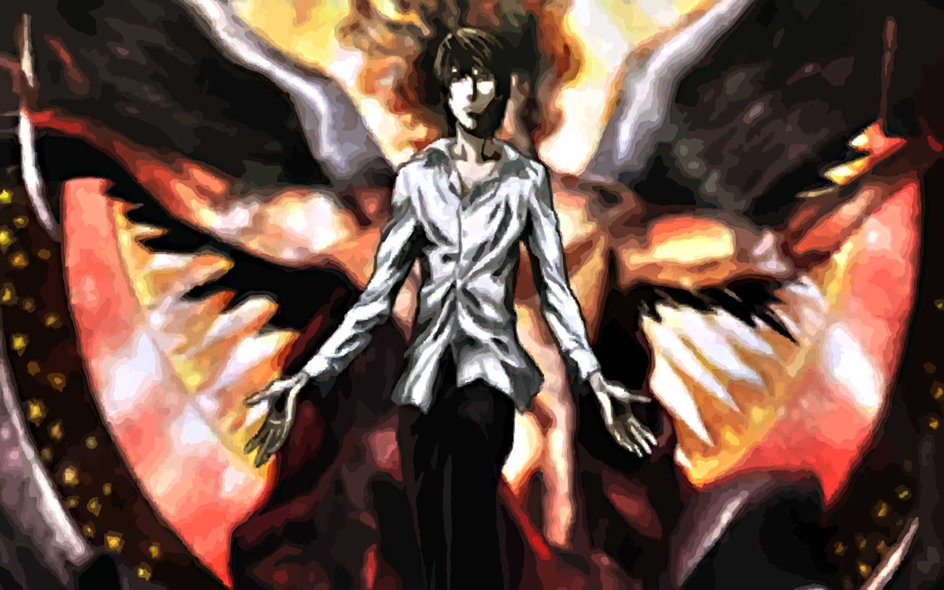Light Yagami, Kira, Death Note, Ali, 1920x1200, sfondo MacBook Pro