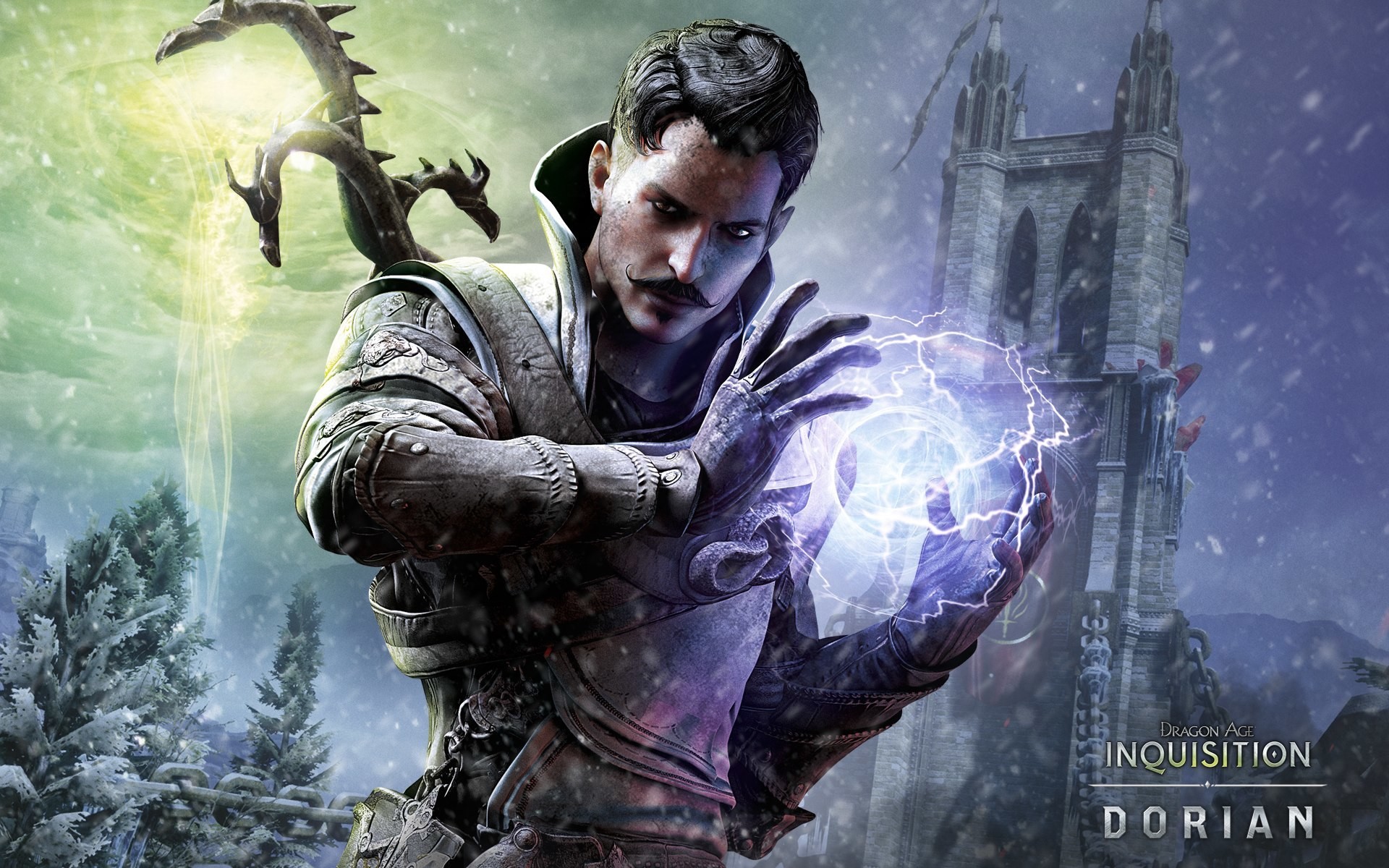 Dorian Pavus, Dragon Age: Inquisition, Magia, Inverno, 1920x1200, immagine di sfondo