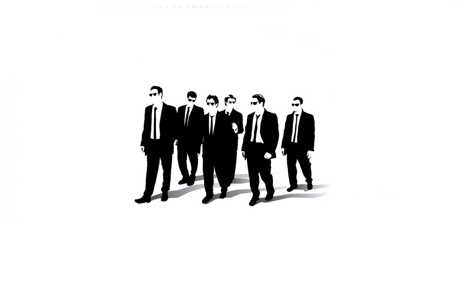 Le iene, Reservoir Dogs, Quentin Tarantino, Silhouette, Abiti neri, sfondo MacBook Air