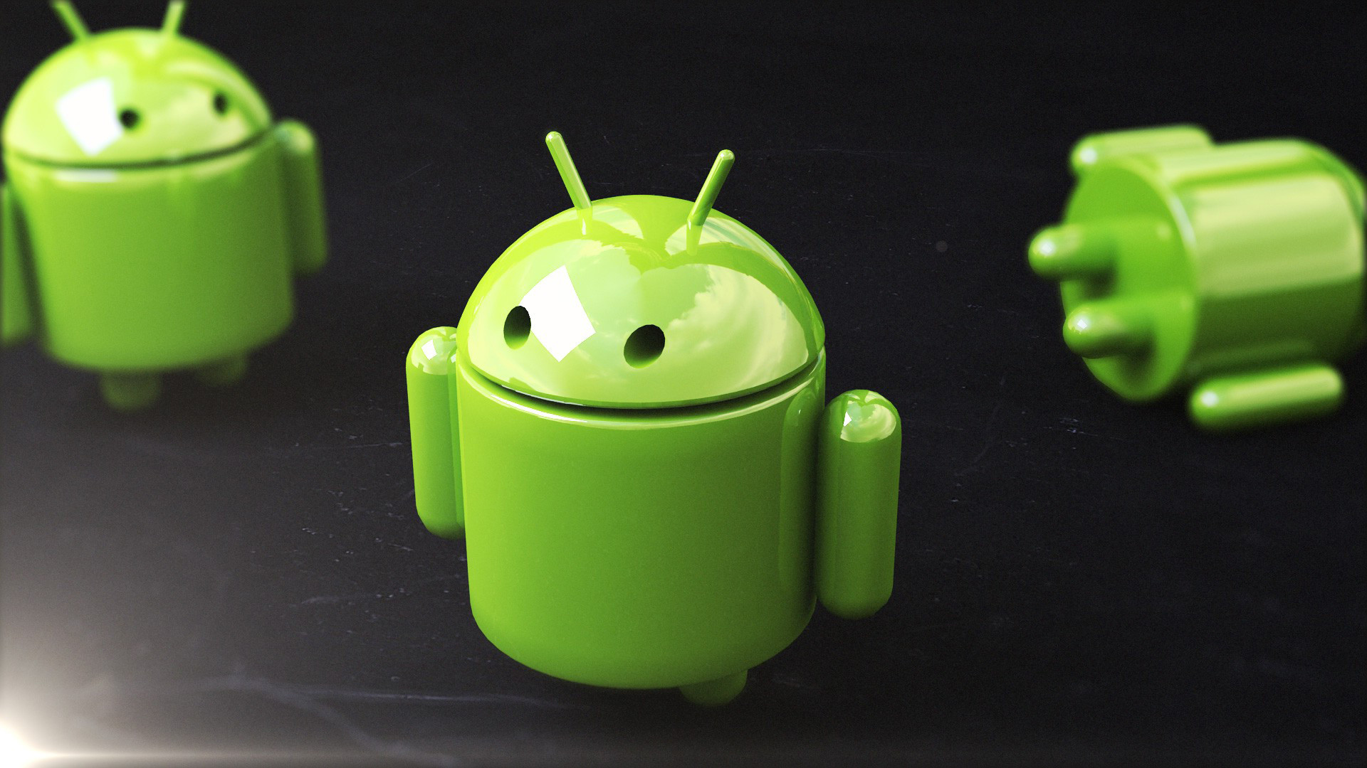Android, Bugdroid, Giocattolo, Arte 3D, 1920x1080, immagine di sfondo