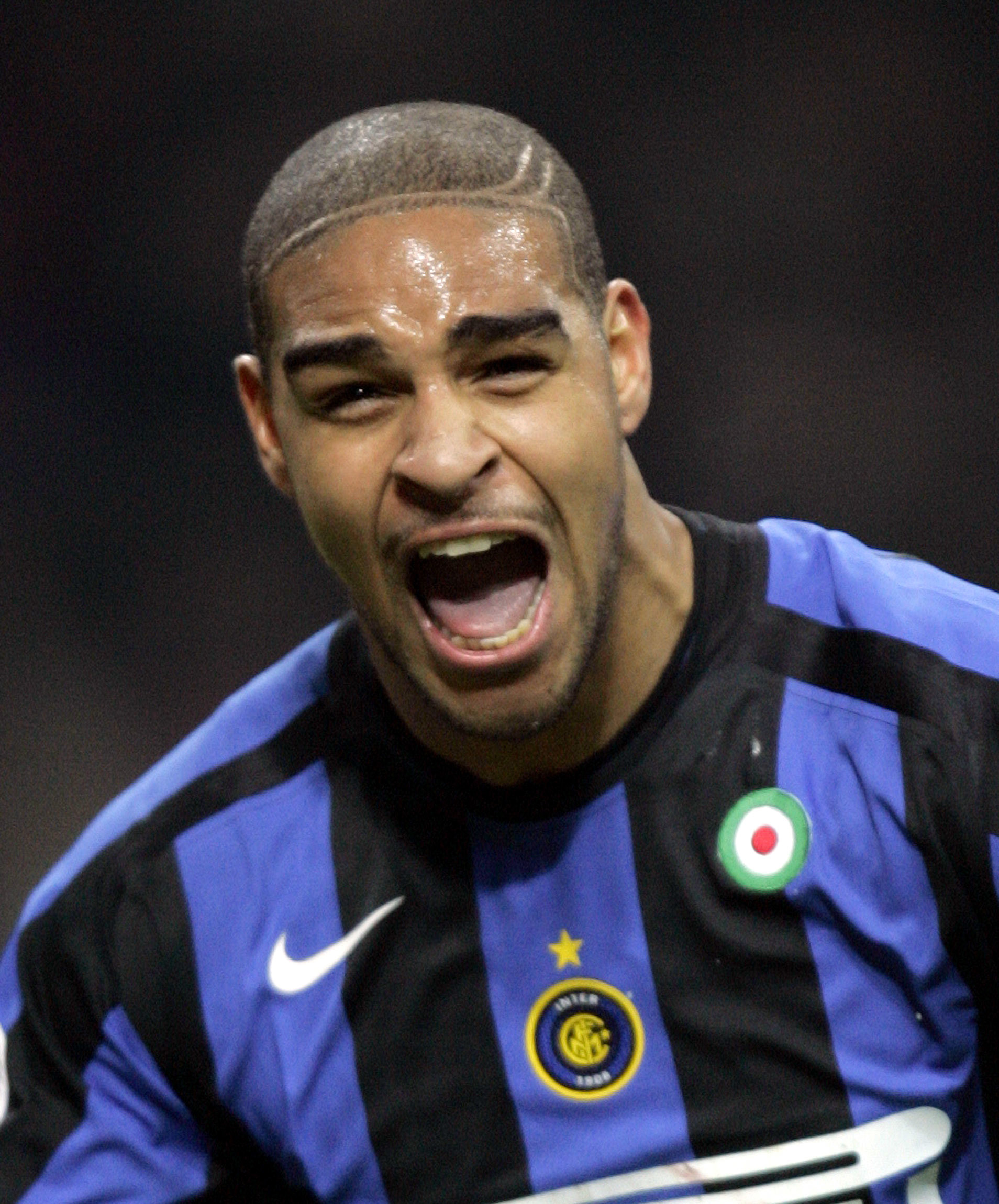 Adriano, Inter, Calciatore, Esultanza, QHD+, schermata di blocco iPad