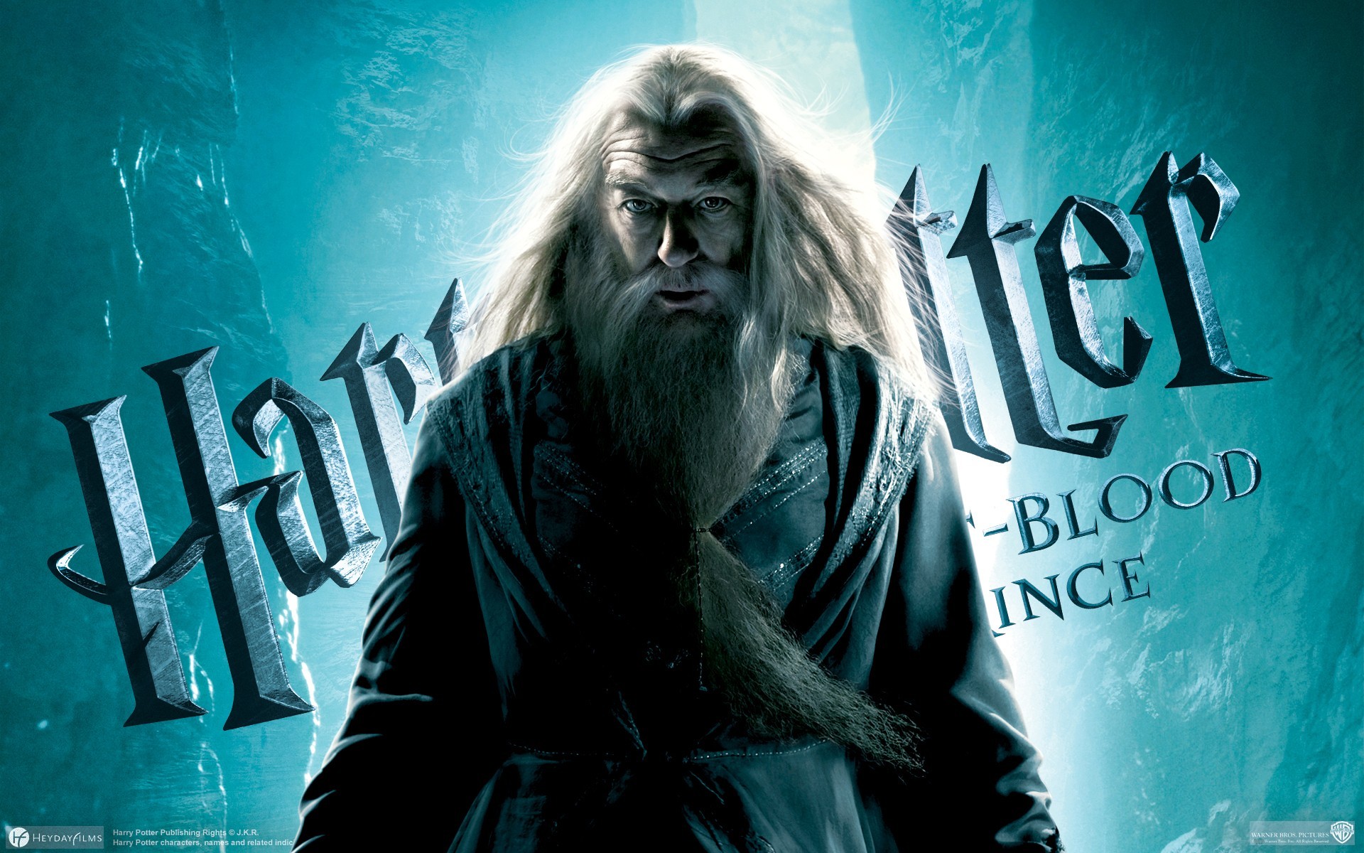 Albus Silente, Michael Gambon, Harry Potter e il principe mezzosangue, sfondo 16:10 Full HD