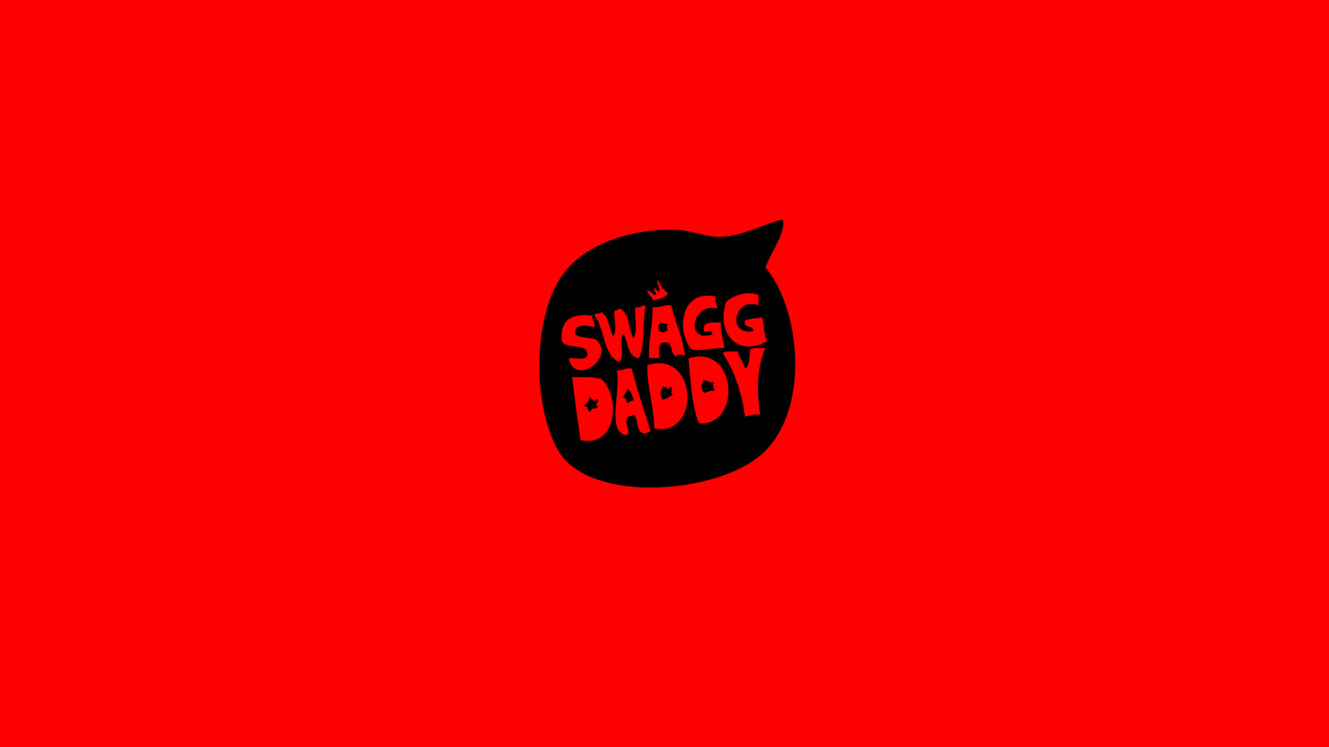 Swagg Daddy, Scritta, Sfondo rosso, Full HD, wallpaper per portatile