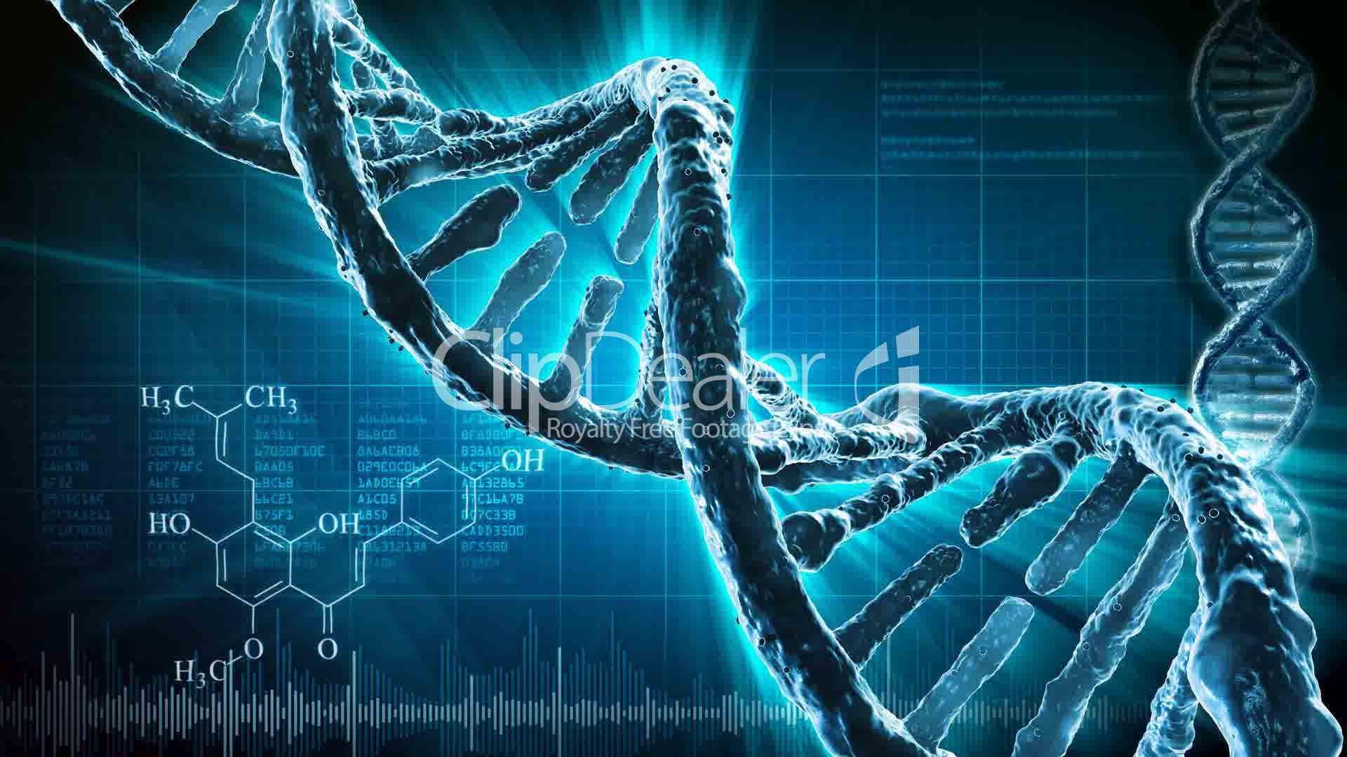 DNA, Doppia elica, Formula chimica, Biologia, Blu, Full HD, sfondo per PC e portatile