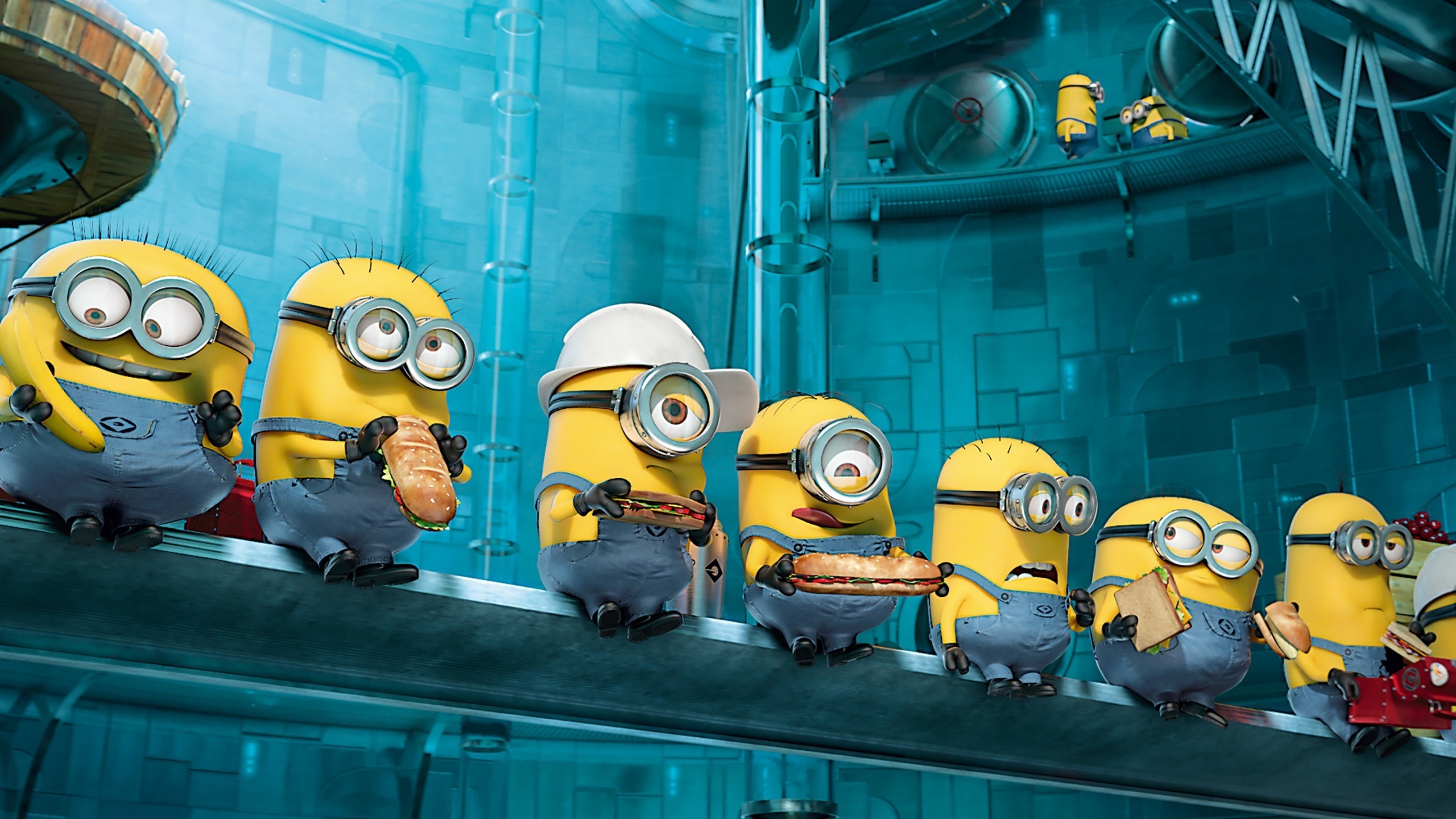 Minions, Cattivissimo me, Laboratorio, 2K 1440p, sfondo desktop