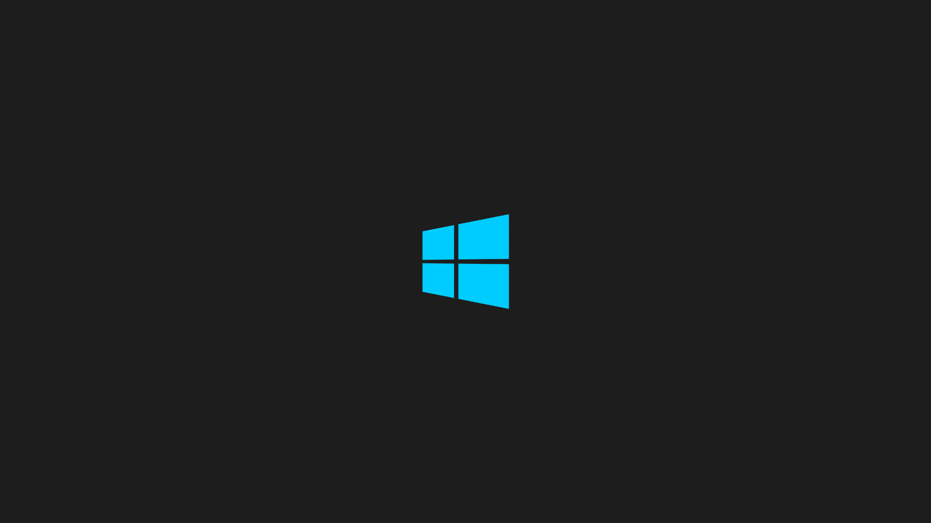 Windows 8, Logo Windows, Sfondo nero, Minimalista, Full HD, wallpaper per PC