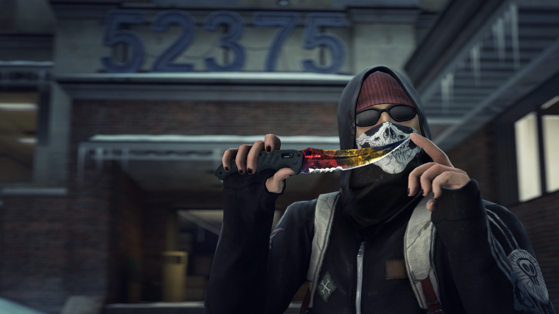 CS:GO, Terrorista, Coltello, Passamontagna, Full HD, sfondo desktop