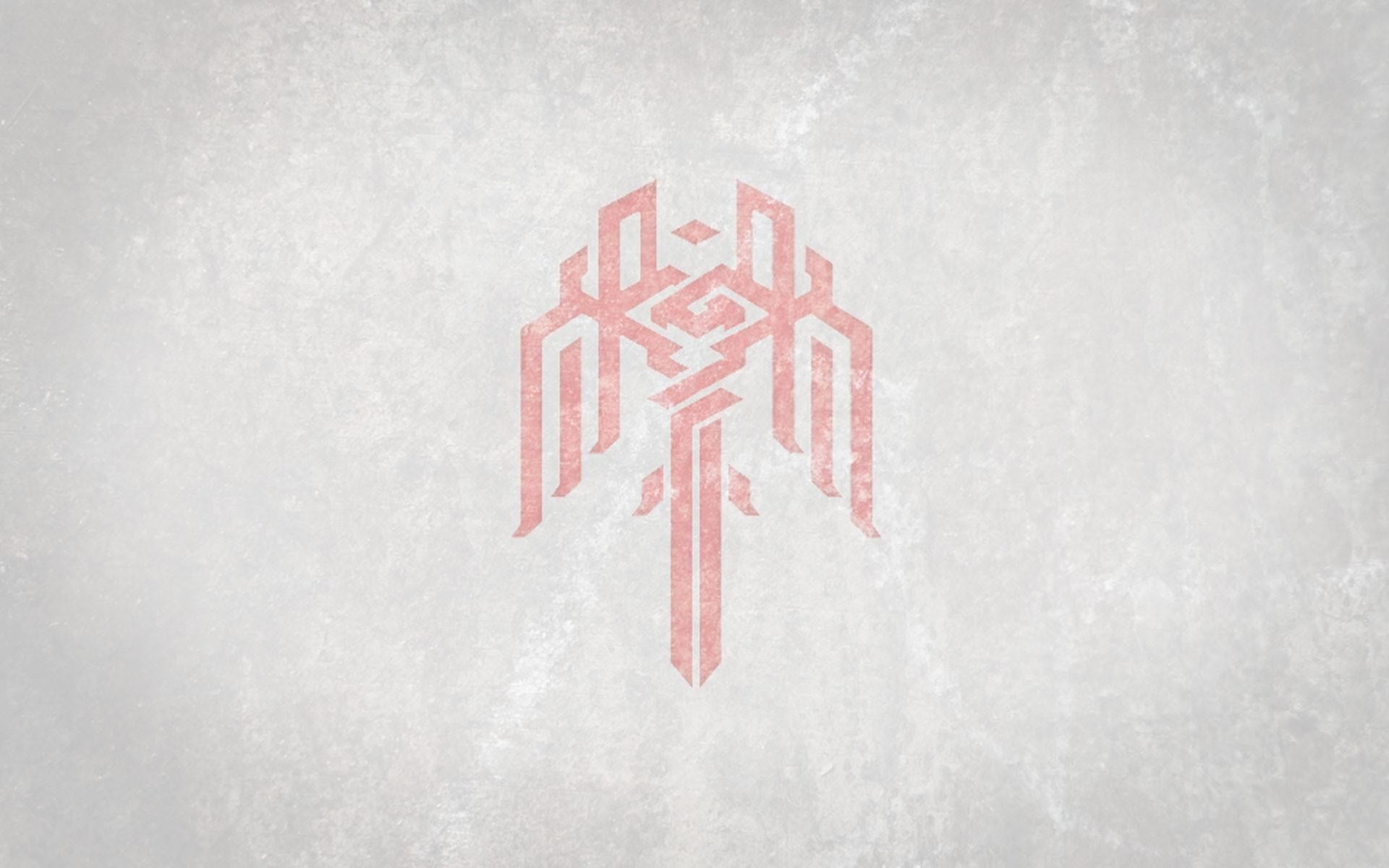Dragon Age II, Simbolo Kirkwall, Minimalismo, Grigio, 1920x1200, sfondo per PC