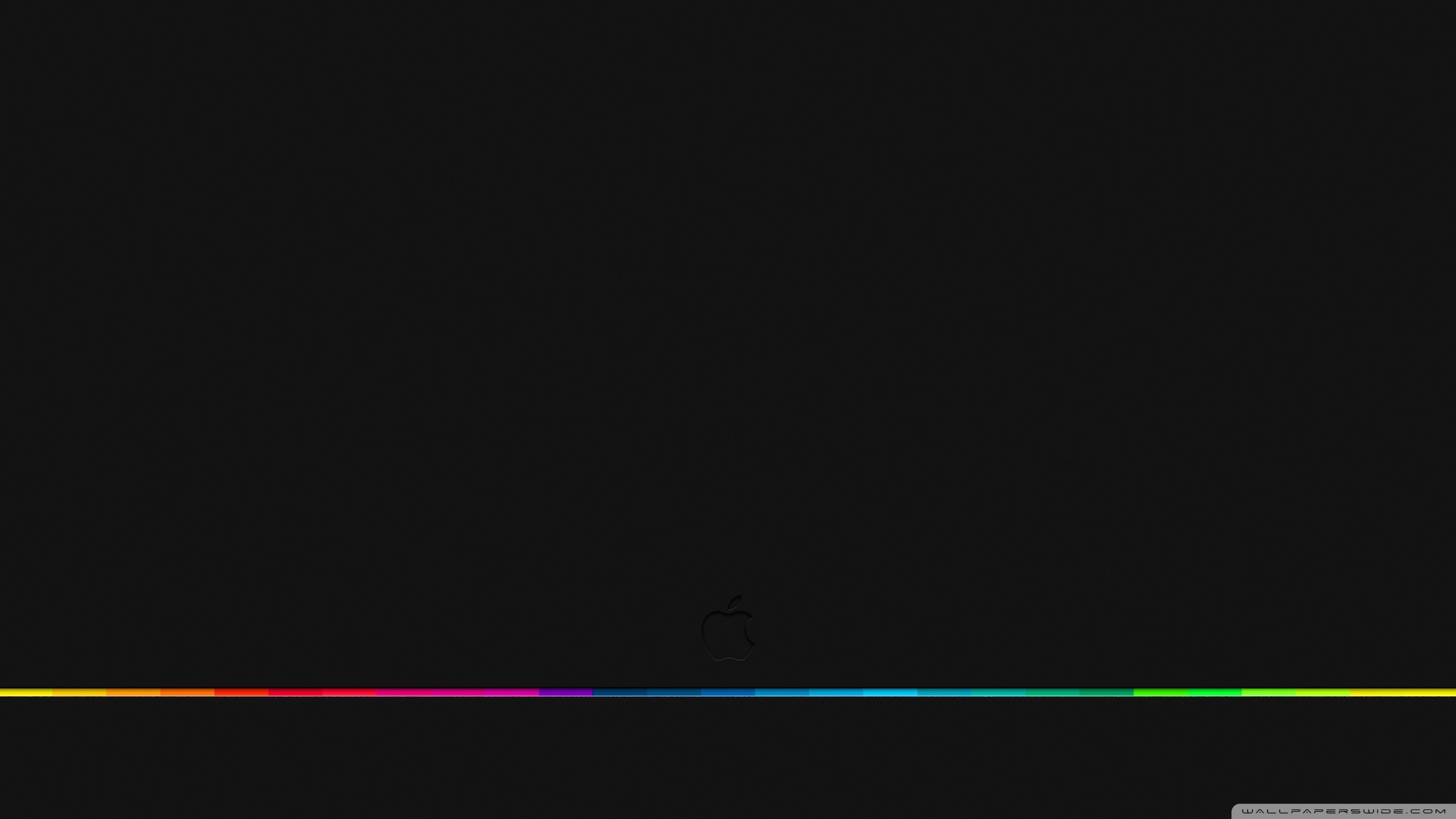 Linea arcobaleno, Sfondo nero, Minimalista, 2K, wallpaper Asus