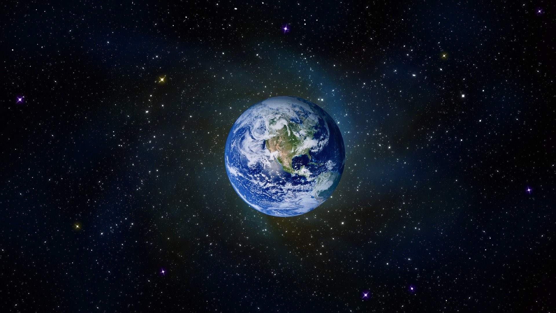 Terra, Pianeta, Stelle, Spazio, sfondo per il tuo desktop