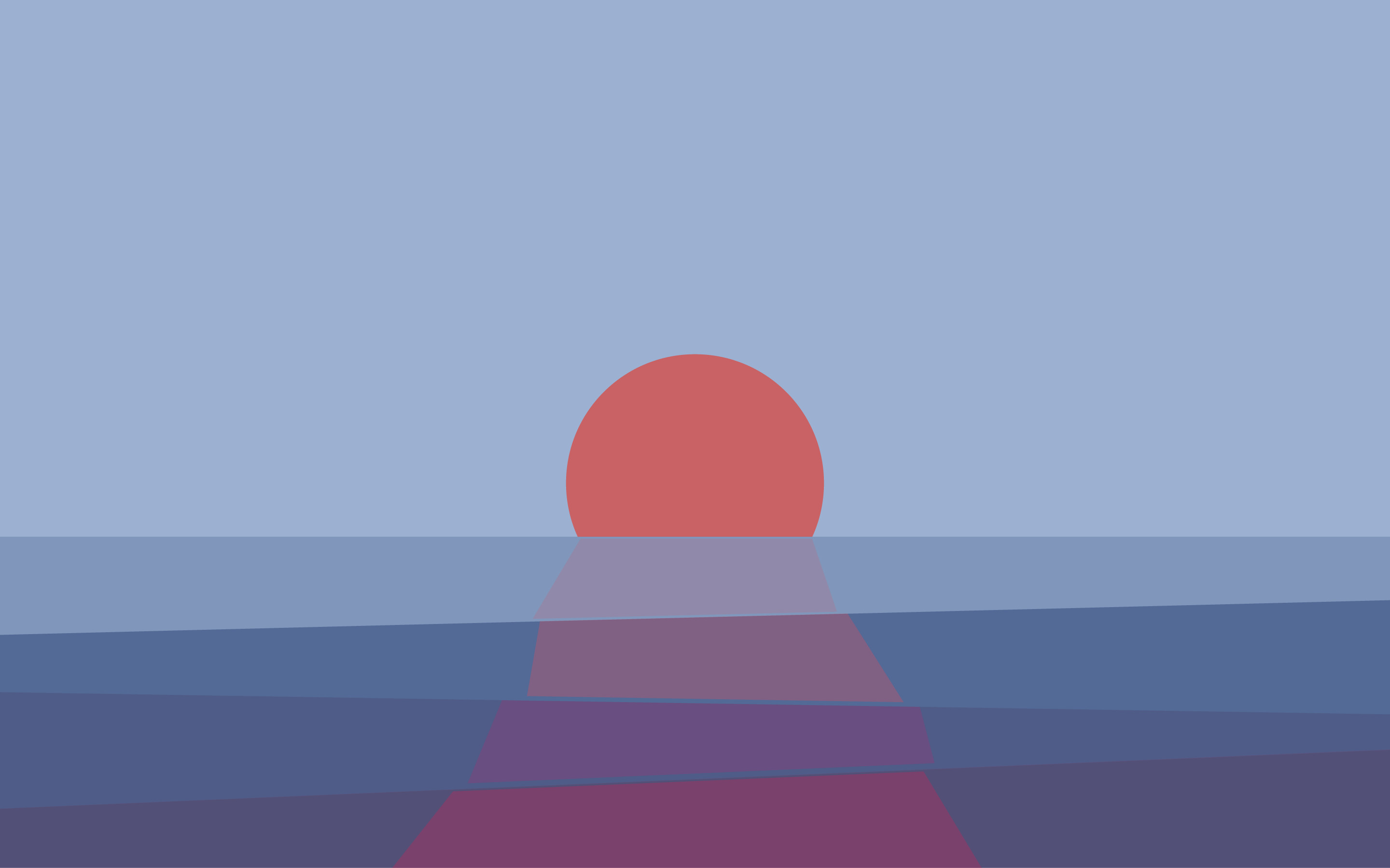 Minimalismo, Sole, Mare, Tramonto, 2K, sfondo Windows 11