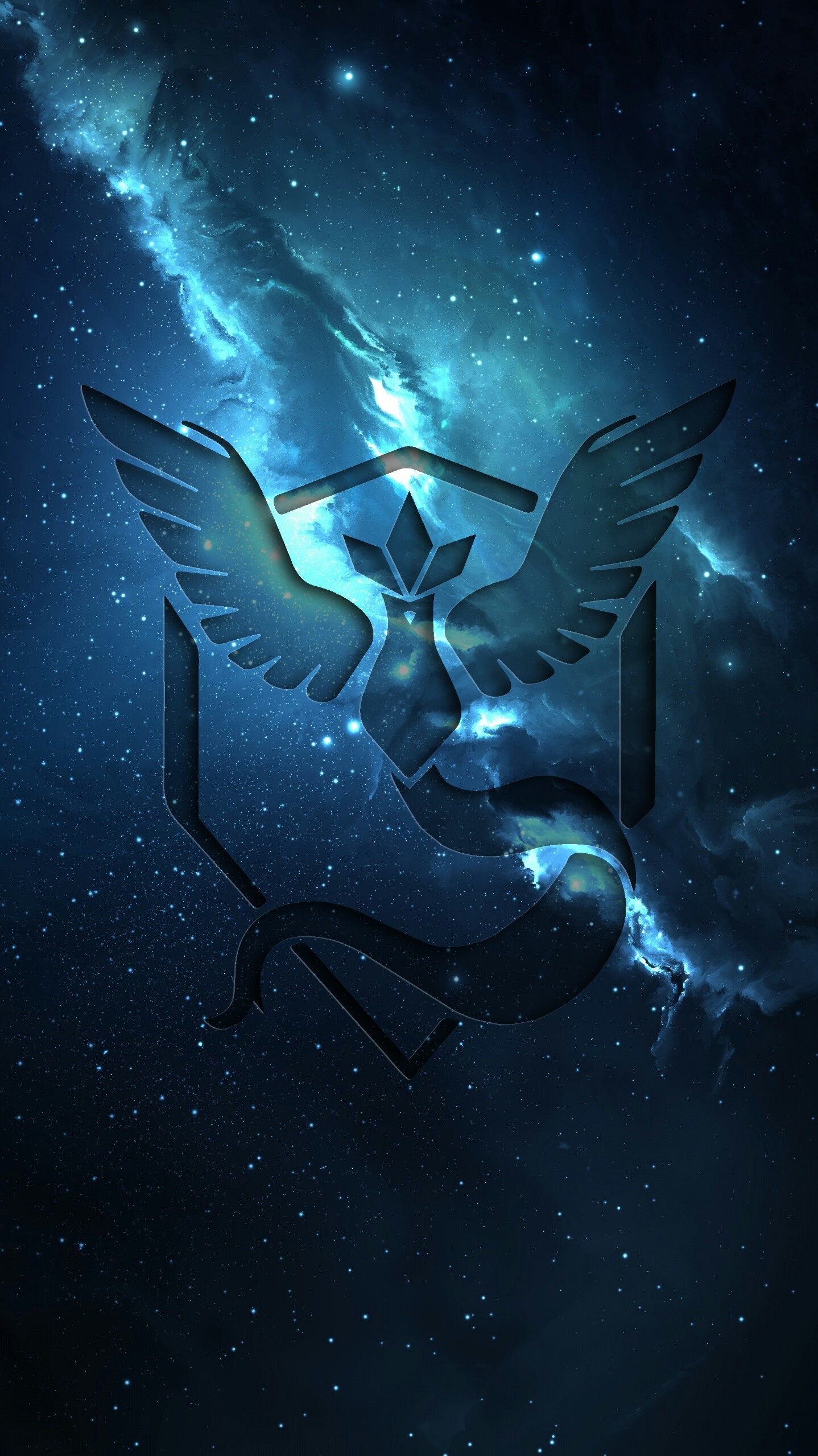 Team Mystic, Pokémon GO, Articuno, Spazio, Full HD, sfondo per smartphone