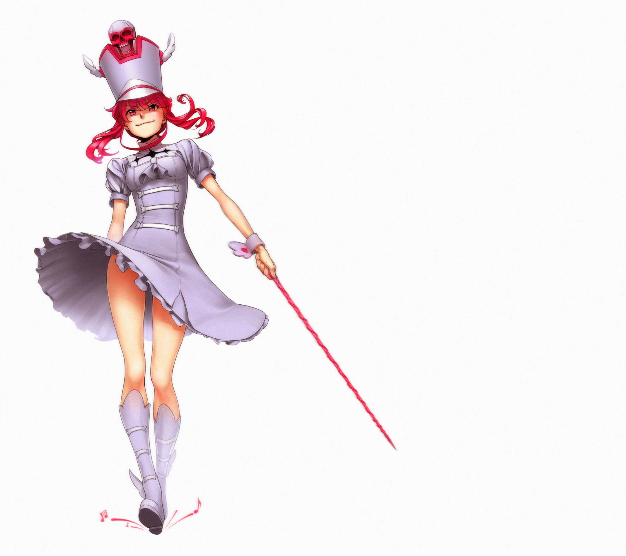 Nui Harime, Kill la Kill, Sfondo bianco, Full HD, schermata di blocco iPad
