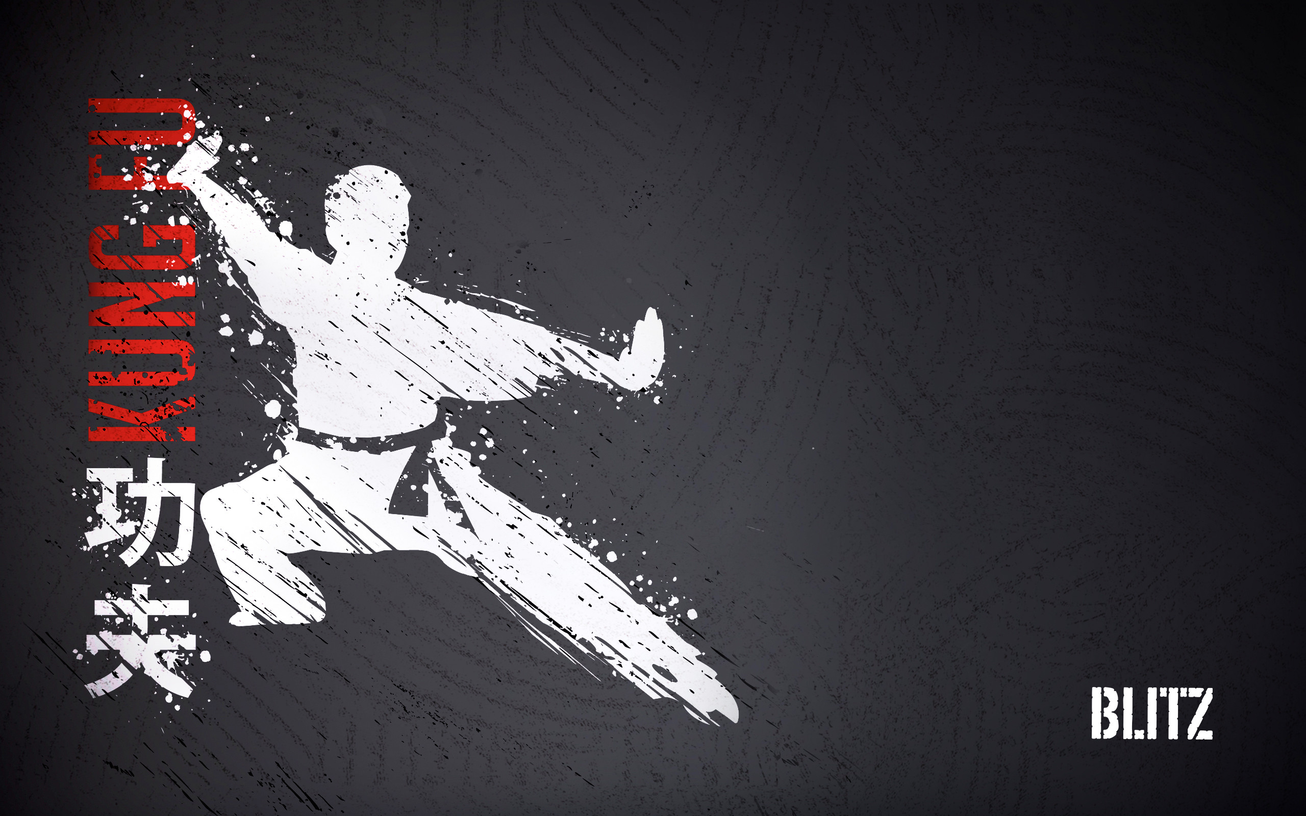 Kung fu, Silhouette, Sfondo nero, 2K, wallpaper per portatile