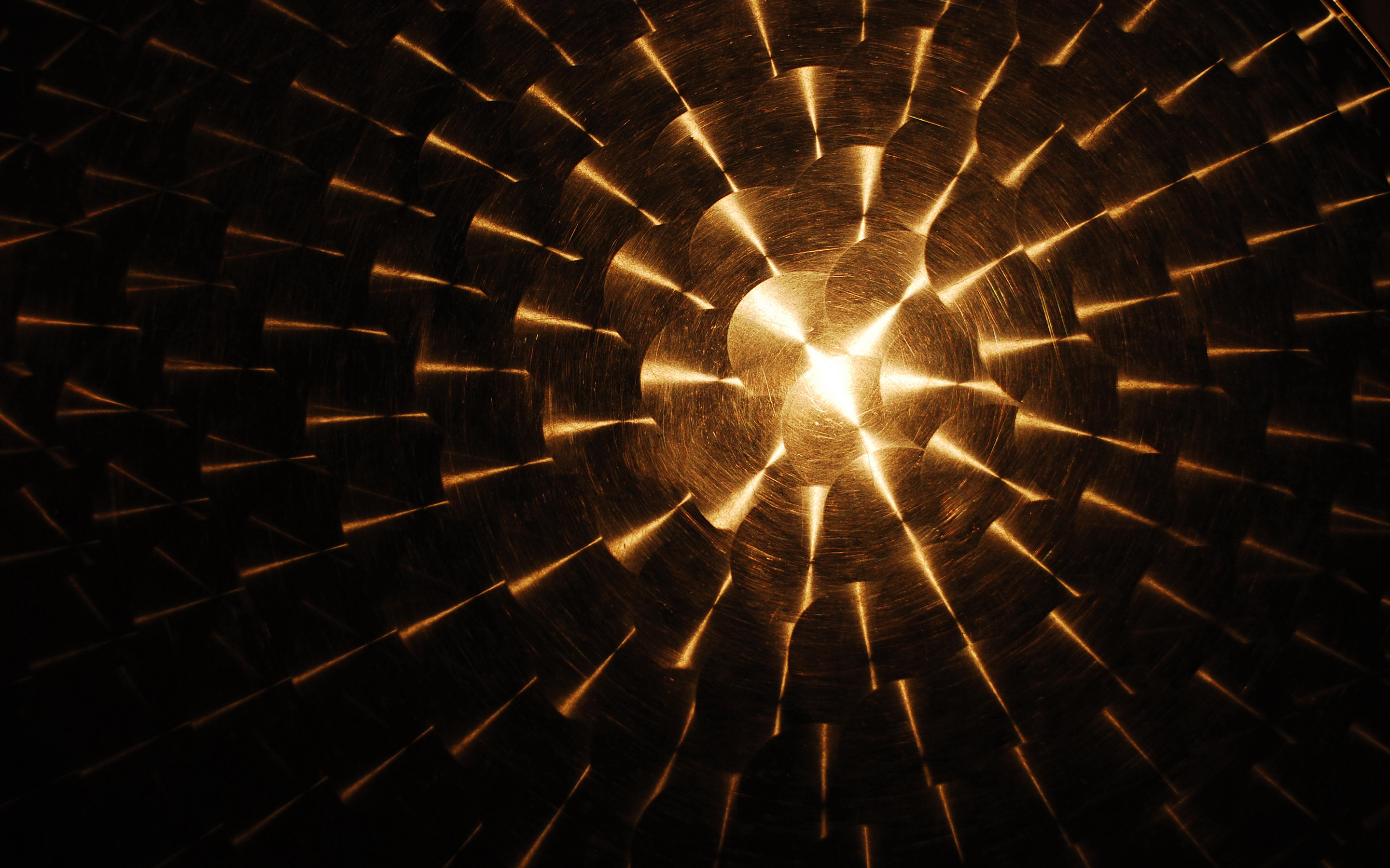 Esplosione di luce, Arancione, Astratto, Raggi, 2880x1800, immagine di sfondo