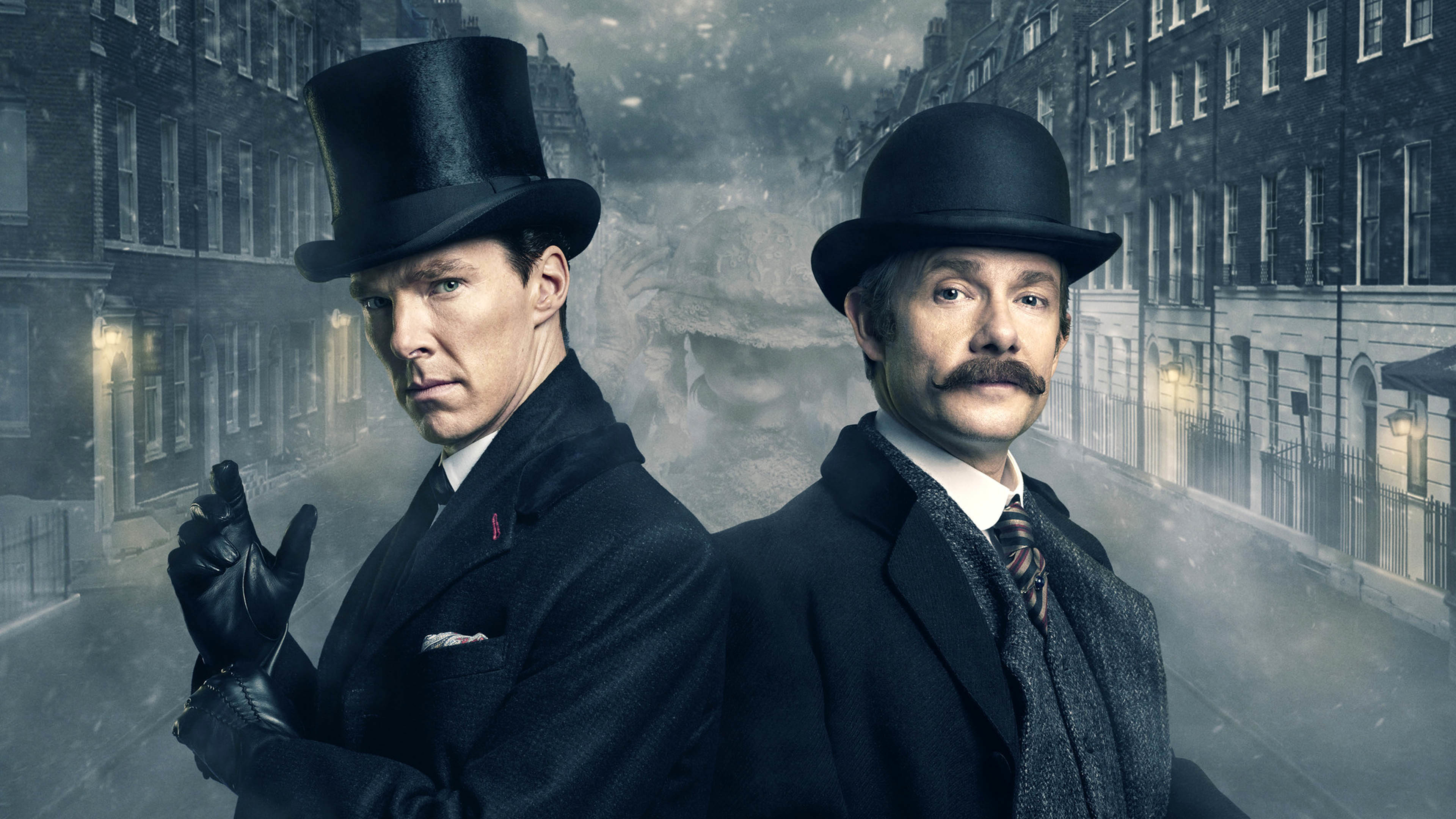 Sherlock: L'abominevole sposa, Benedict Cumberbatch, Martin Freeman, Sherlock Holmes, John Watson, Epoca vittoriana, Cilindro, 4K UHD