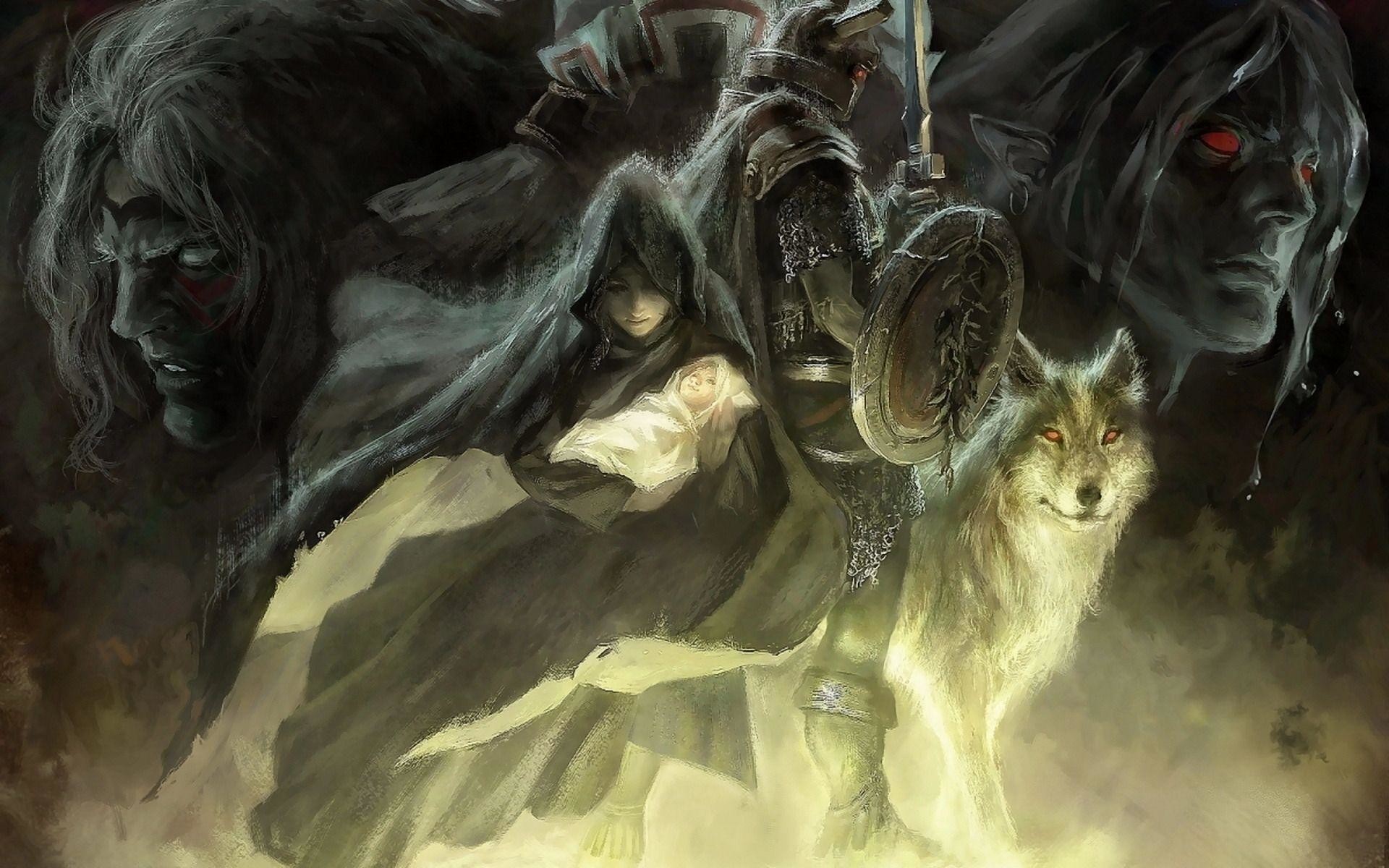 Link, Twilight Princess, Lupo, Zant, Arte scura, 1920x1200, sfondo MacBook Pro