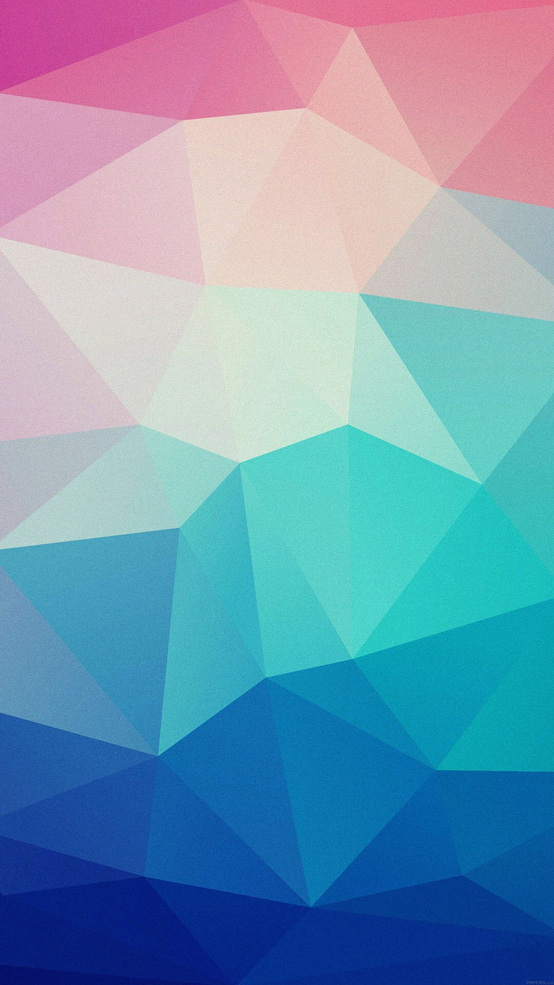 Low poly, Turchese, Rosa, Geometrico, sfondo per iPhone e Android