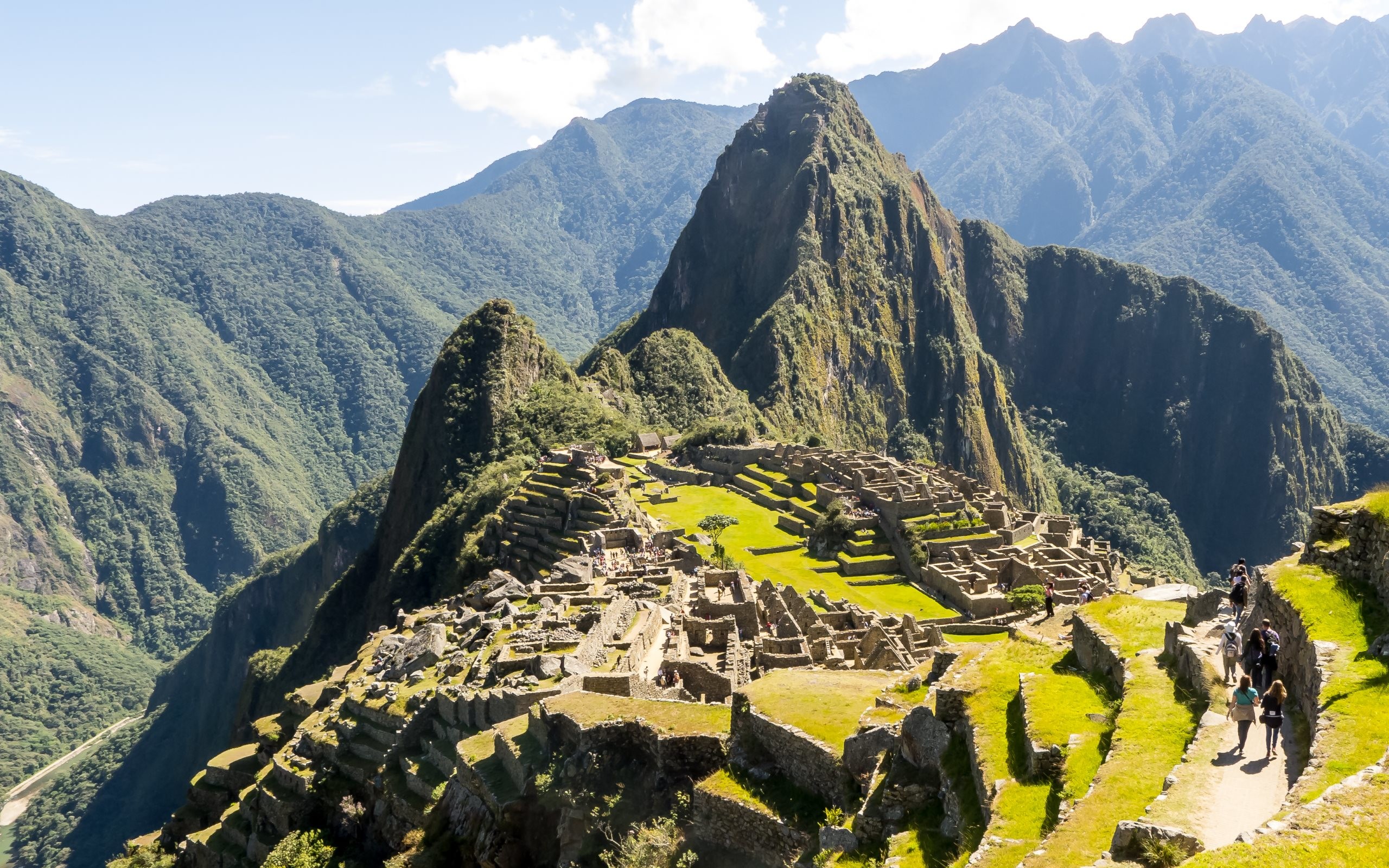 Machu Picchu, Huayna Picchu, Perù, Valle, 2K, wallpaper per portatile
