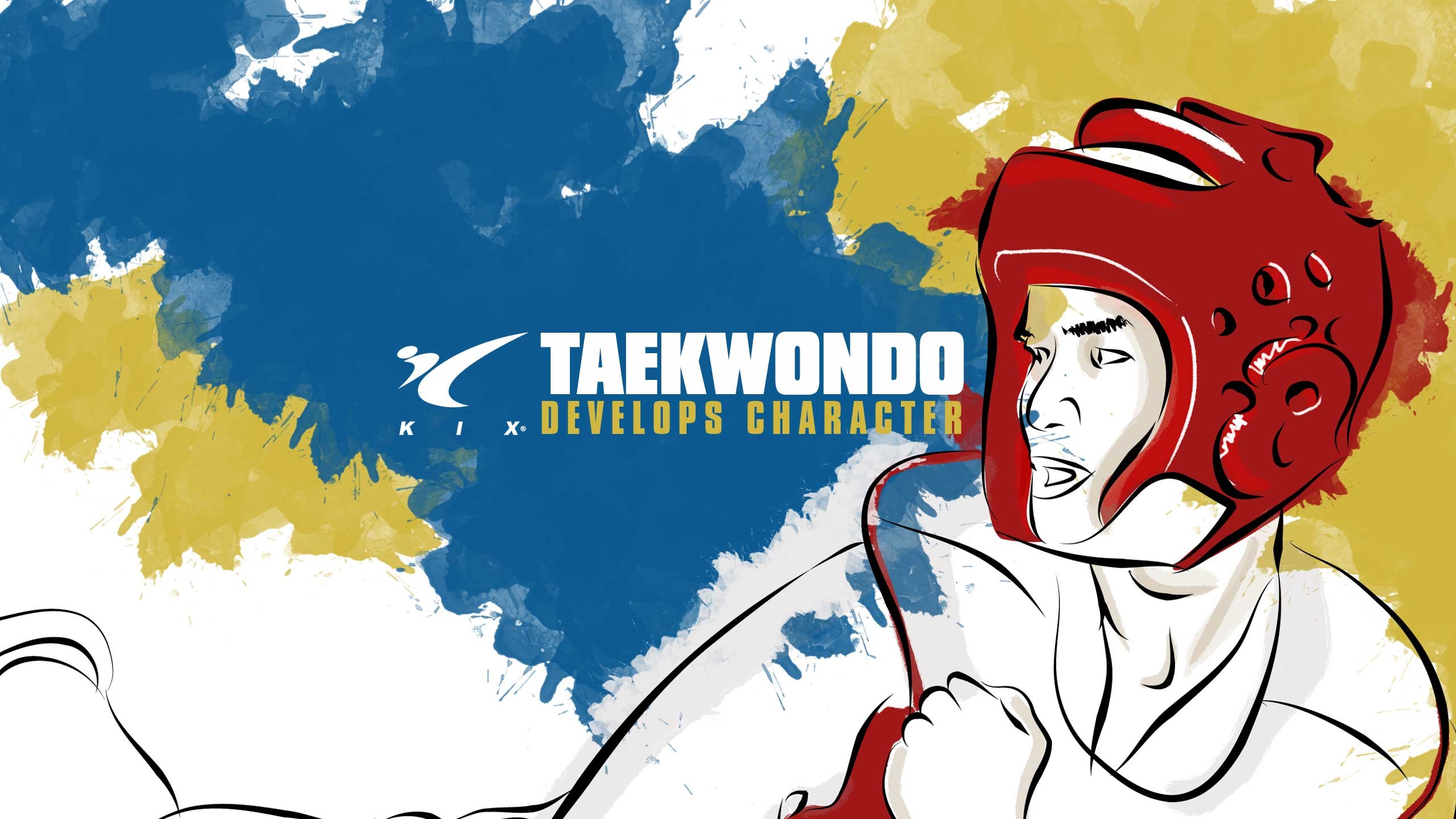 Taekwondo, Caschetto, Illustrazione, Develops Character, 2K, sfondo per portatile