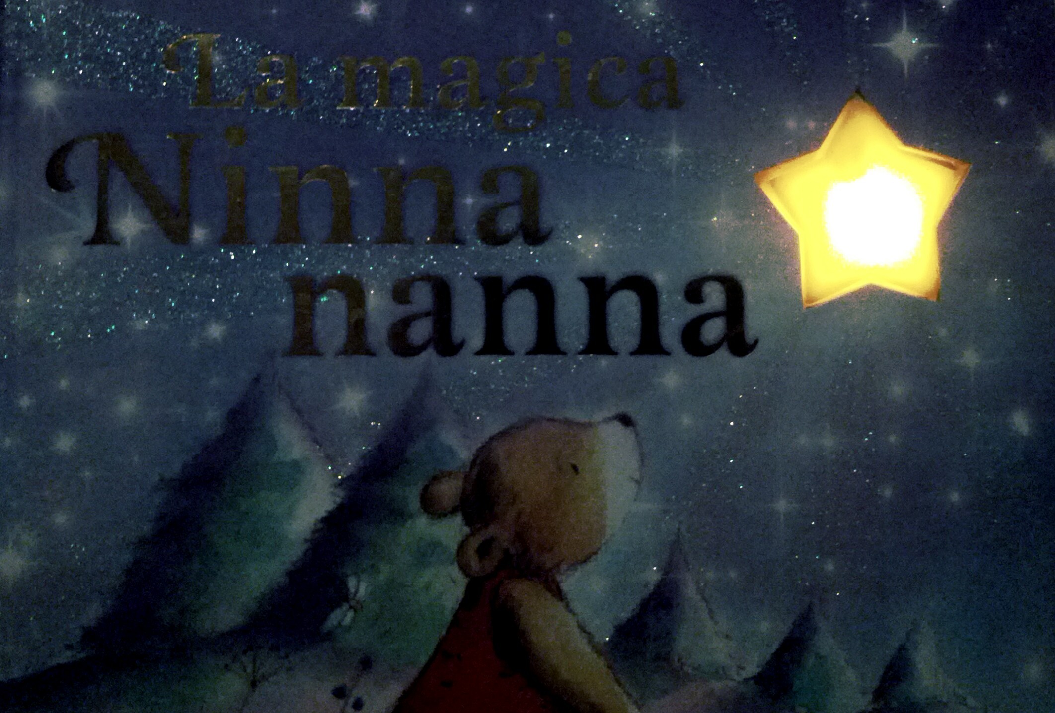 La magica Ninna nanna, Stella, Orsacchiotto, Notte, Full HD, sfondo per PC e portatile