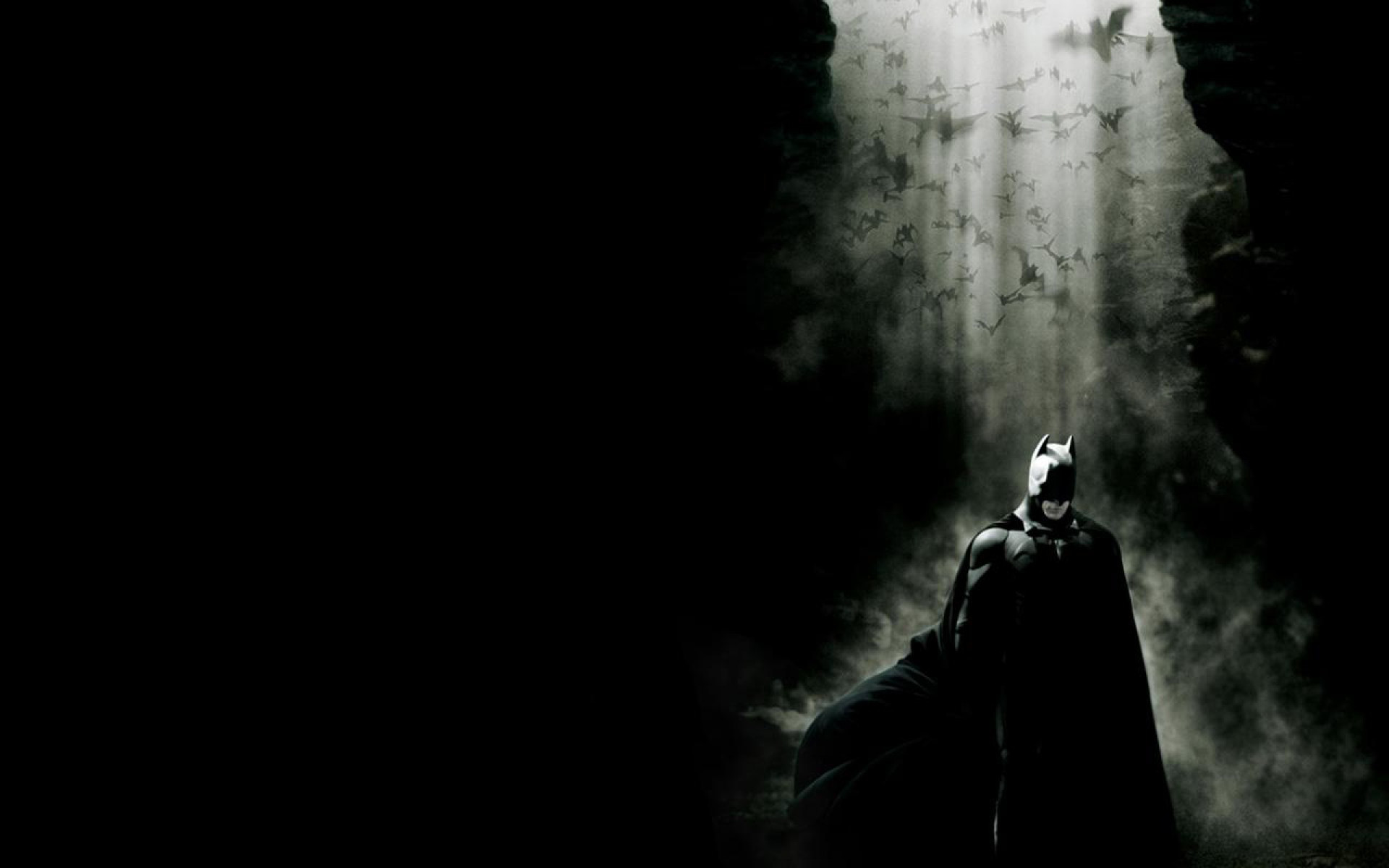 Batman, Batman Begins, Pipistrelli, Luce, 16:10 Full HD, sfondo widescreen