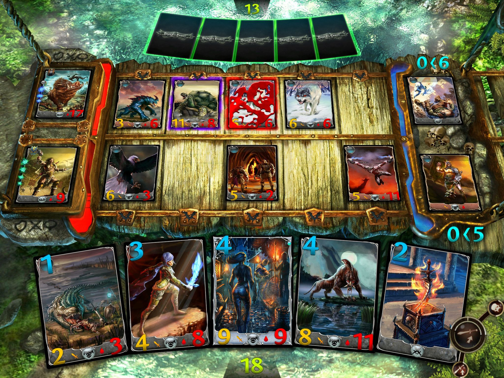 Hearthstone, Partita, Carte, Tabellone, sfondo per iPad e tablet