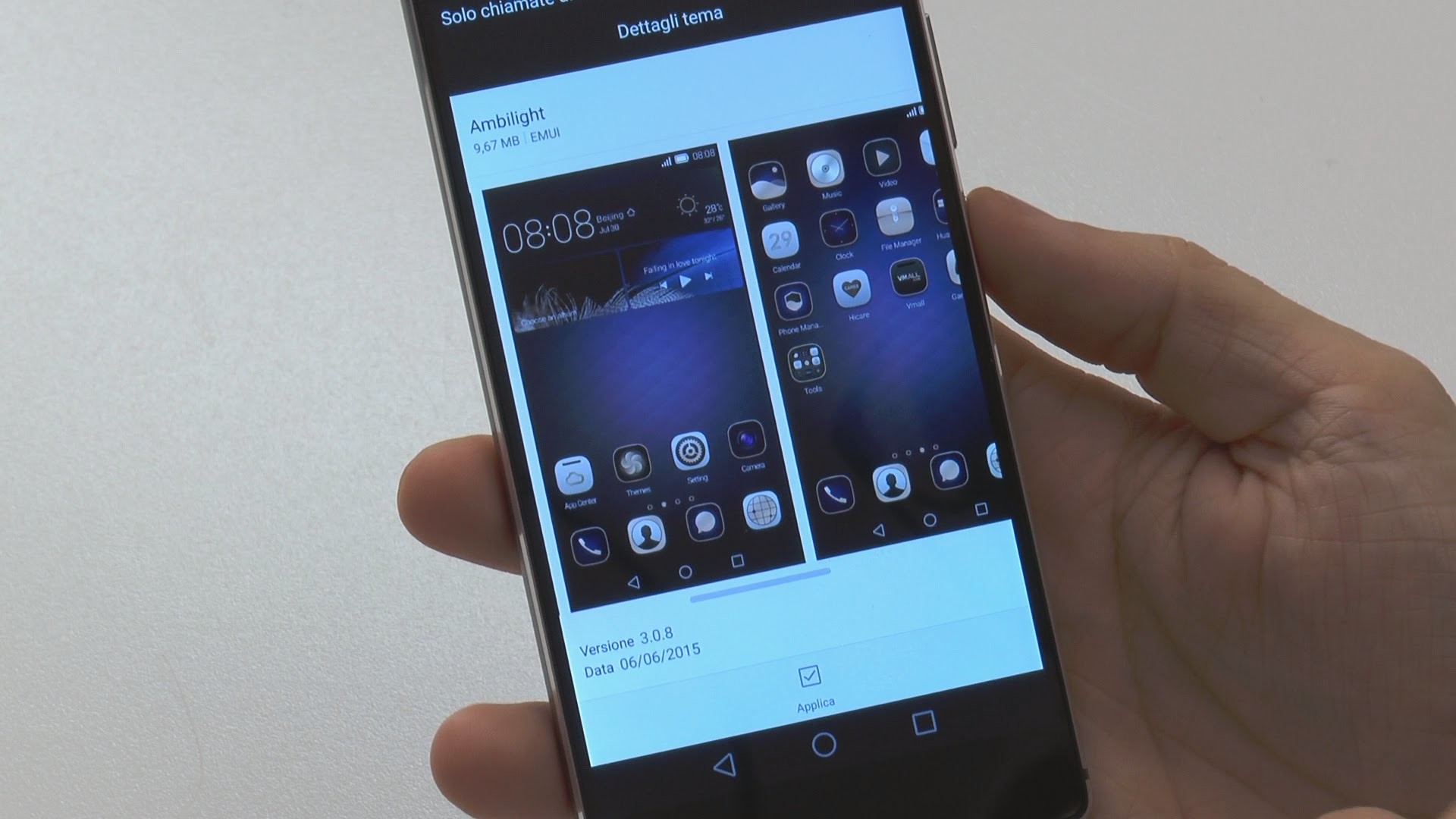 Huawei P8, EMUI, Smartphone, Mano, Full HD, wallpaper desktop