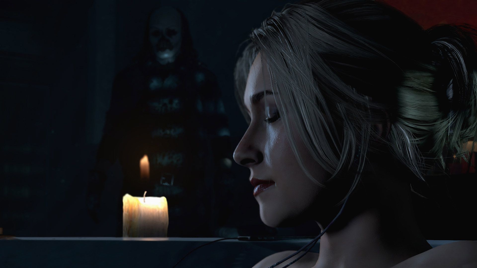 Until Dawn, Sam, Candela, Psicopatico, Horror, Full HD, sfondo Windows 11