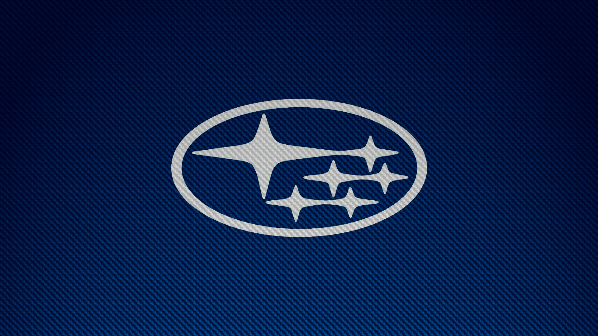 Logo Subaru, Fibra di carbonio, Blu, Full HD 1080p, sfondo desktop