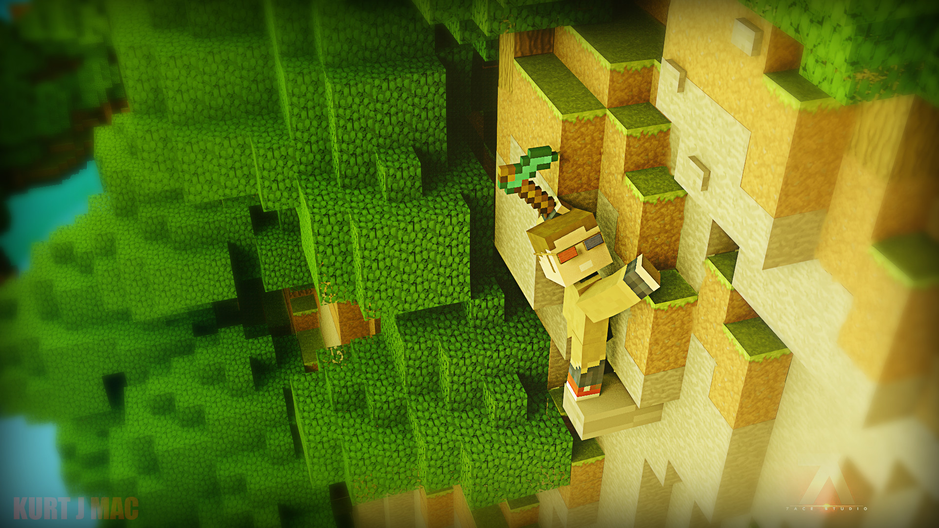 Minecraft, Blocchi, Videogioco, 1920x1080, sfondo per PC