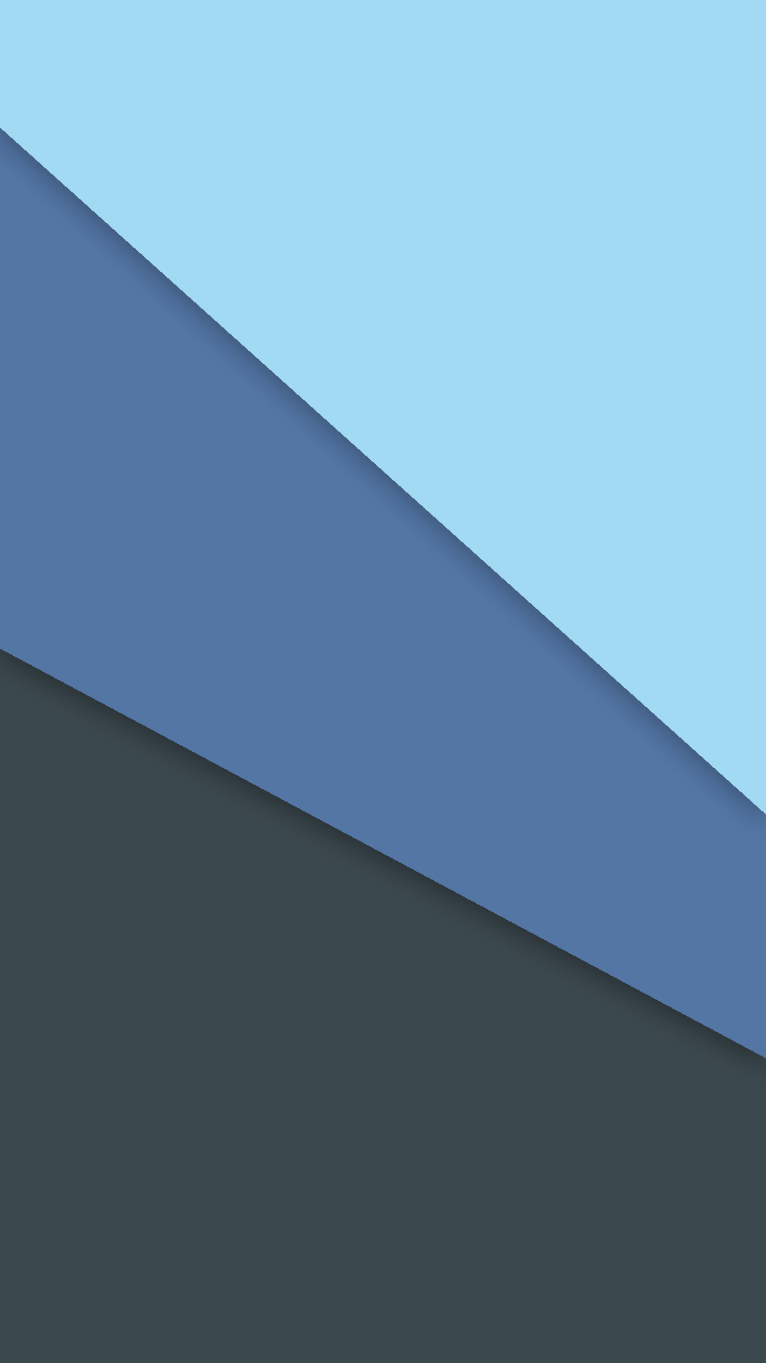 Material Design, Diagonali, Azzurro, Grigio ardesia, Minimalista, sfondo schermata Home