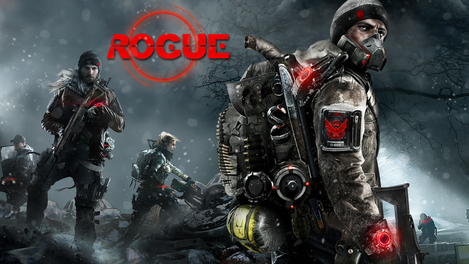 Tom Clancy's The Division, Agenti Rogue, Dark Zone, Logo, Full HD 1080p, sfondo desktop