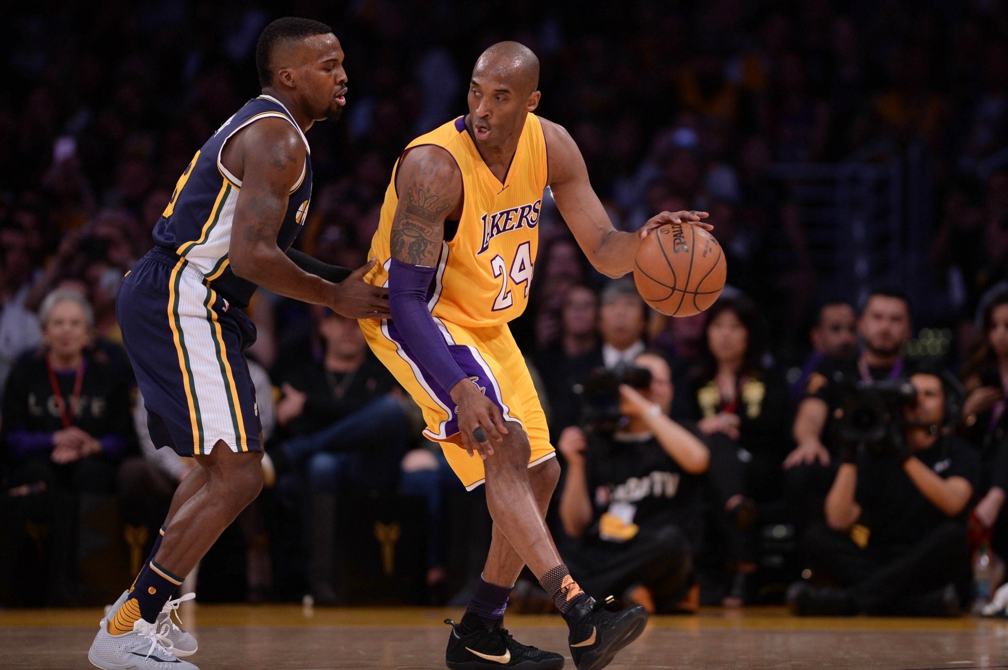 Kobe Bryant, Los Angeles Lakers, Palleggio, NBA, Full HD, sfondo per portatile